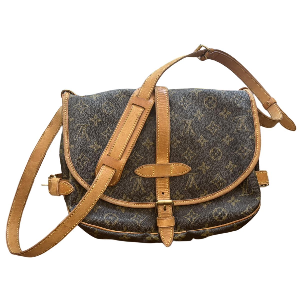 Saumur leather crossbody bag