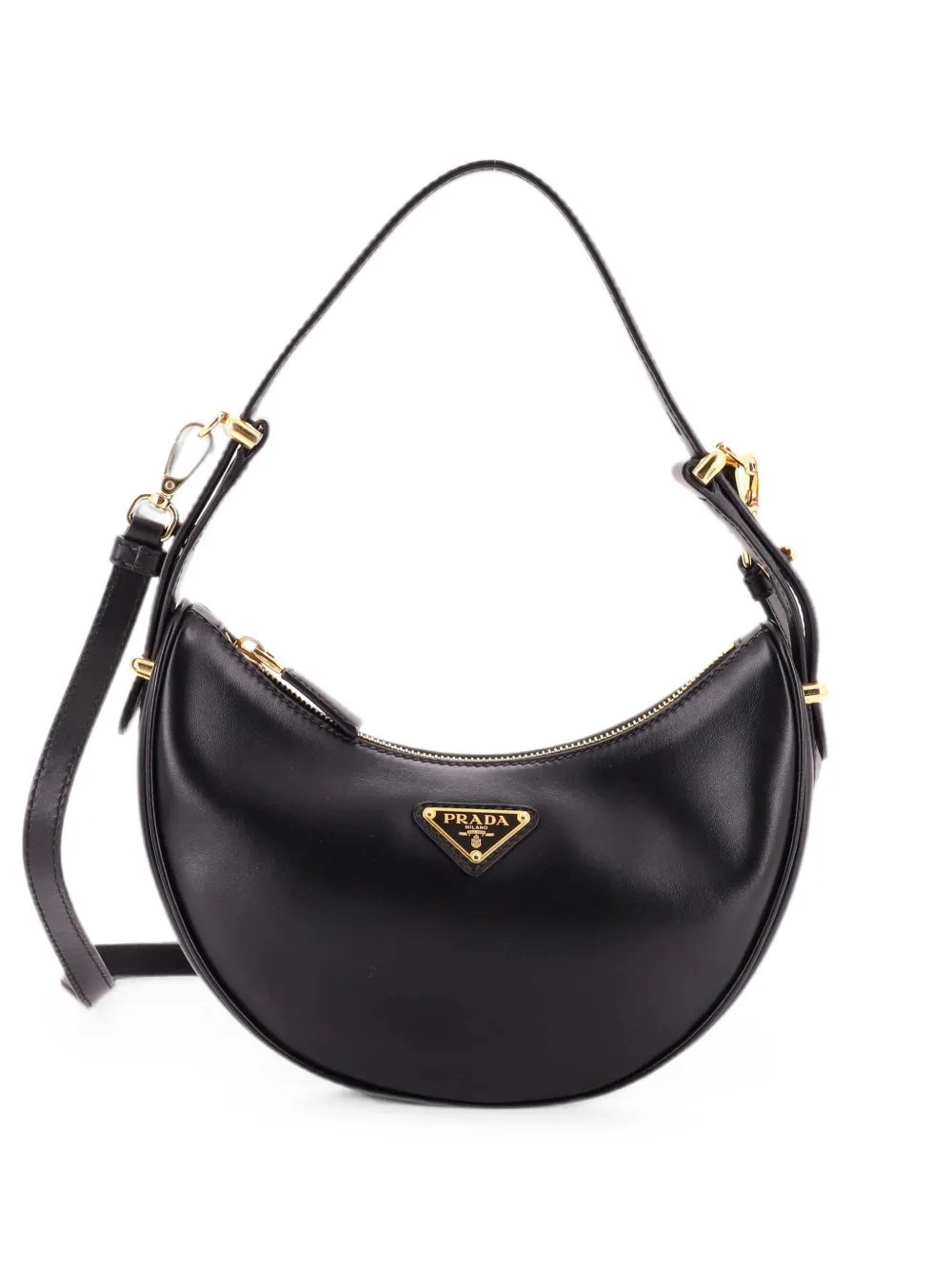 Arque Half Moon Leather Small hobo bag
