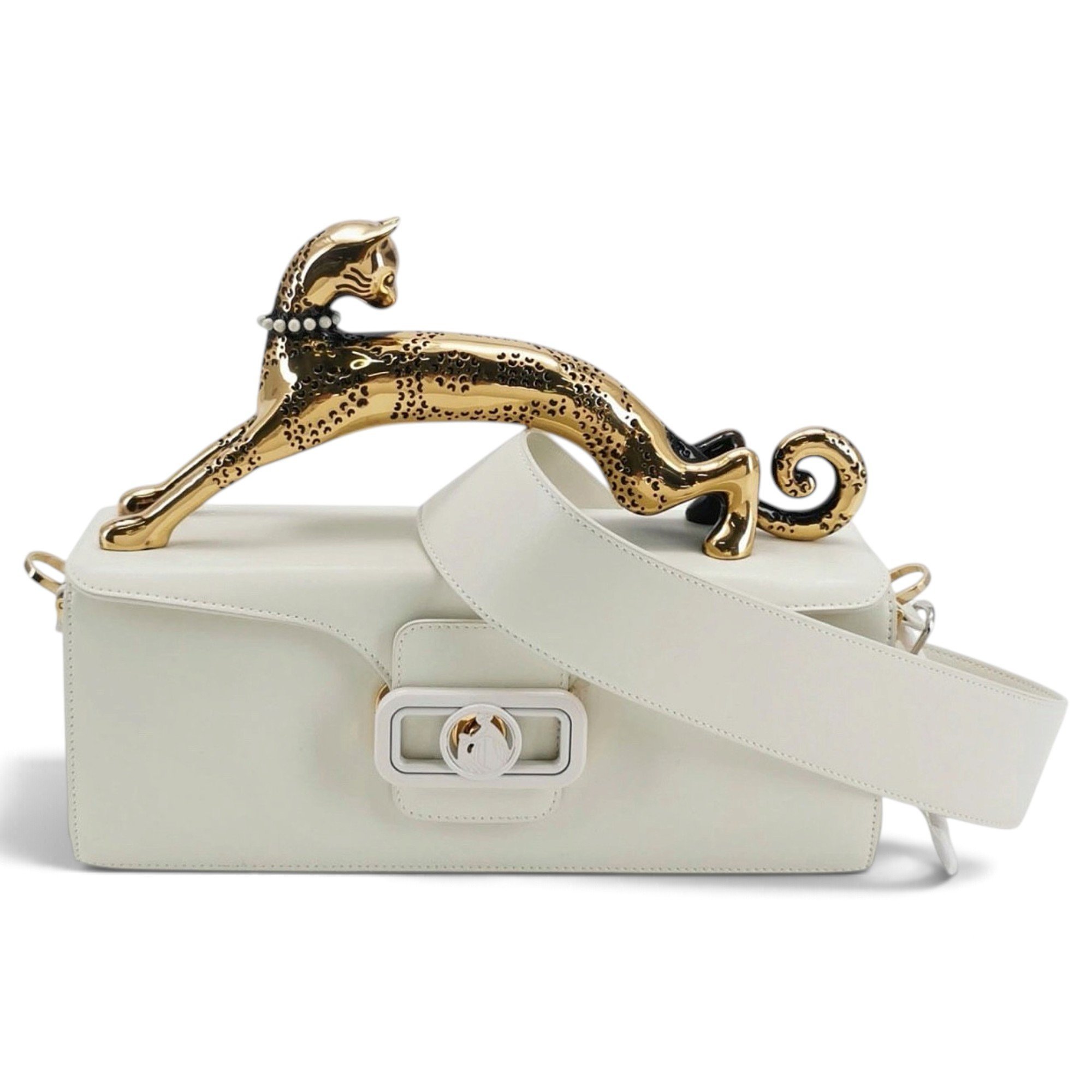 Pencil Chat leather crossbody bag