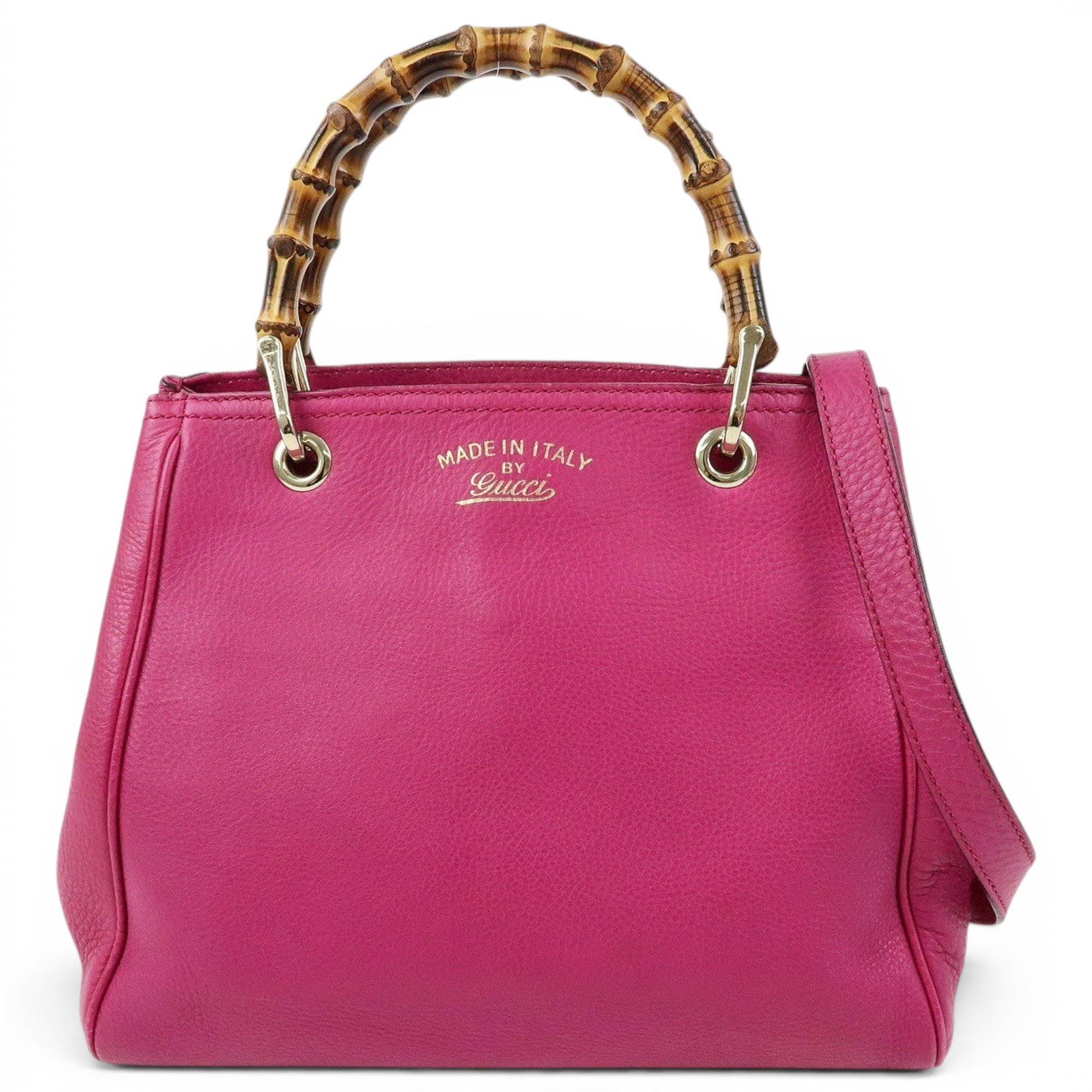Bamboo Shopper pony-style calfskin handbag
