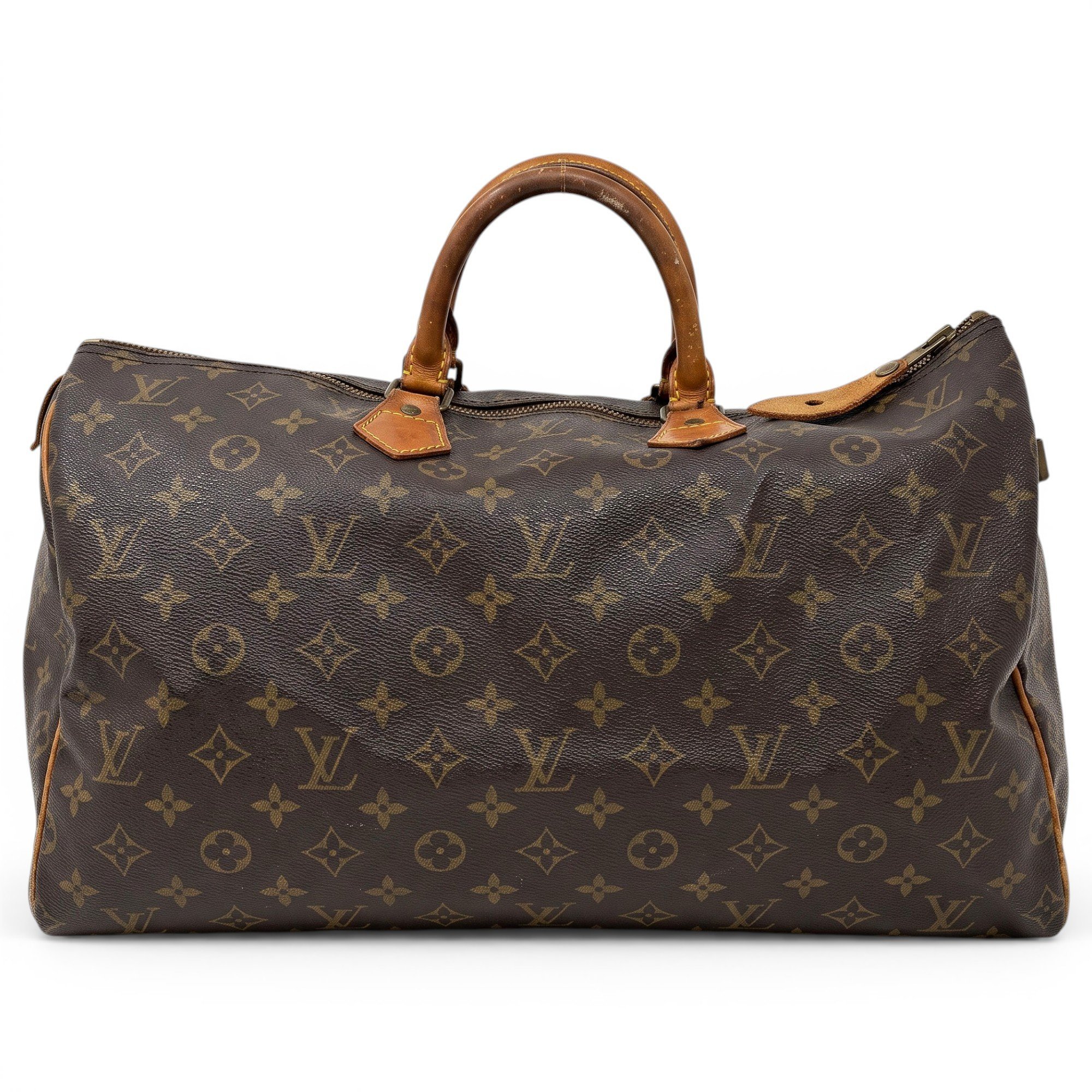 Speedy leather handbag