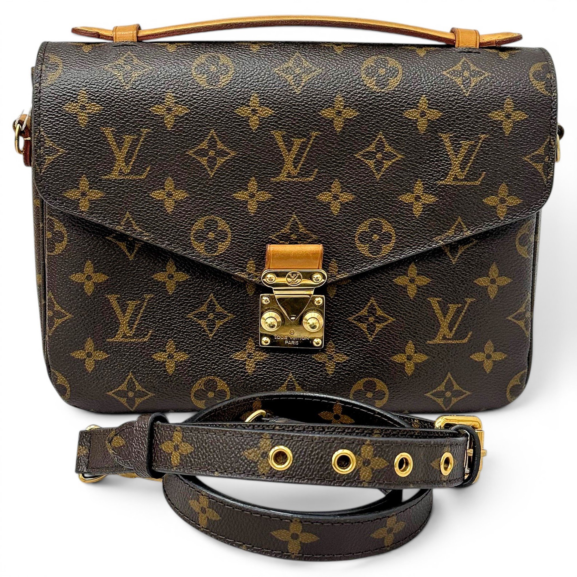 Metis leather handbag