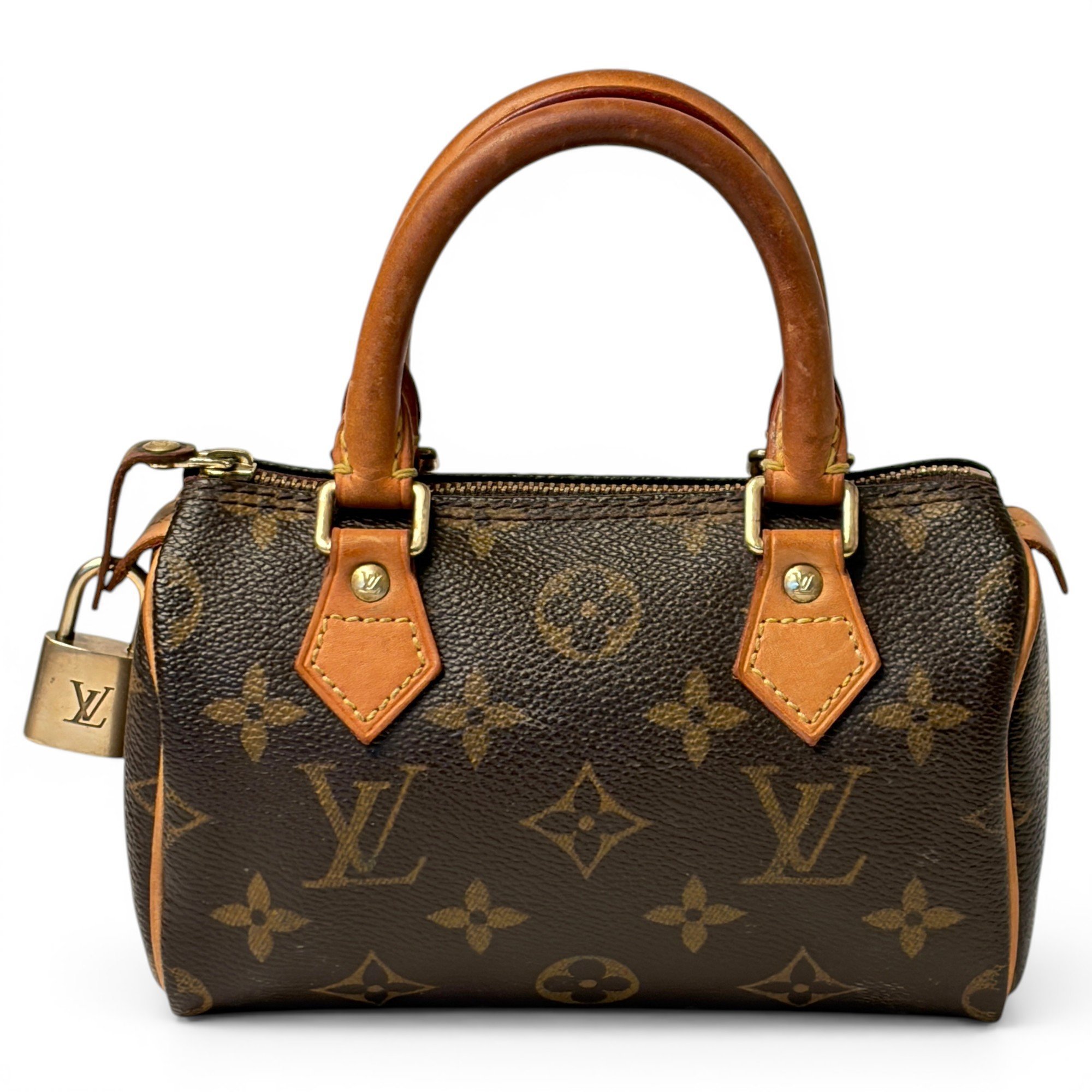 Louis Vuitton Nano Speedy / Mini HL leather handbag