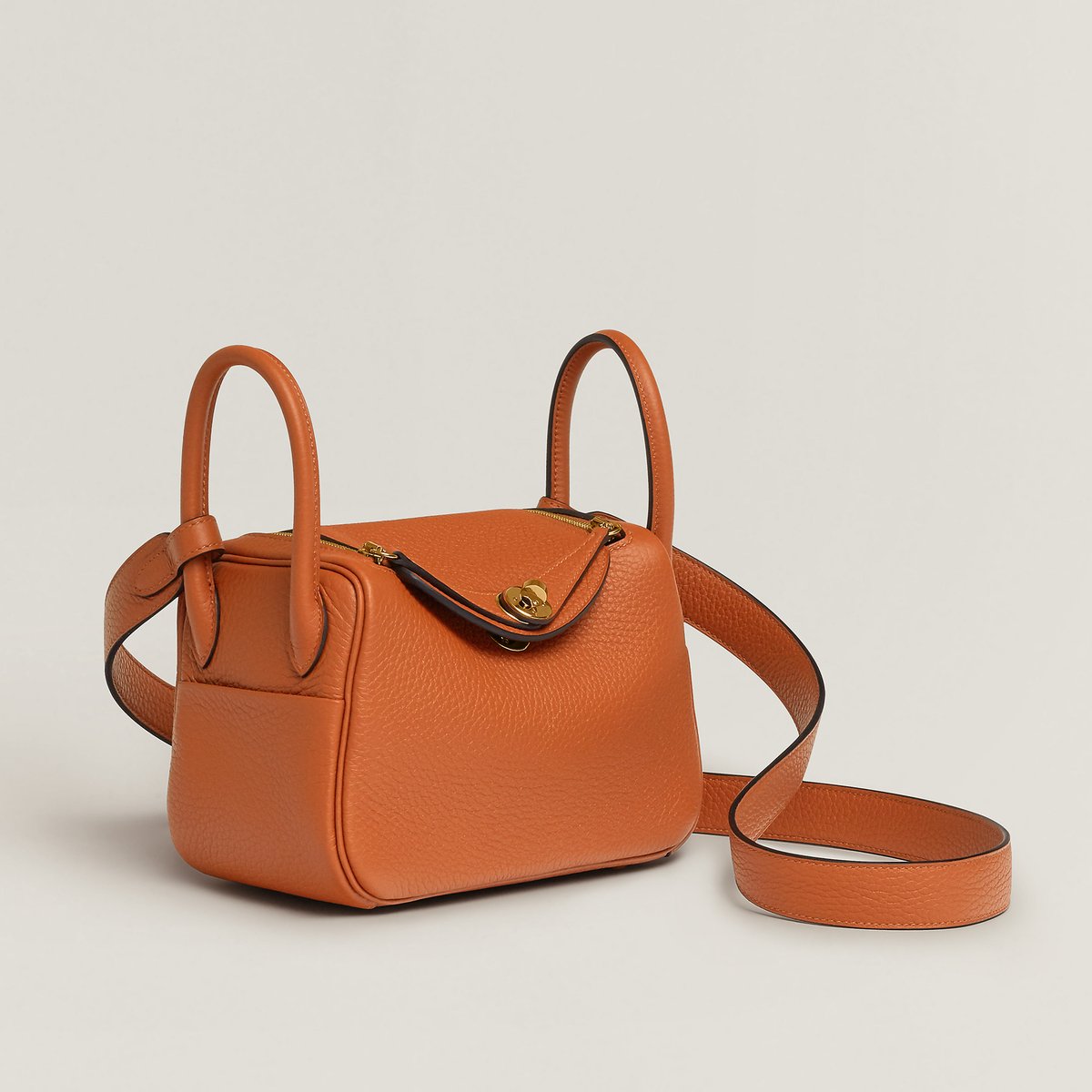 Orange Lindy Mini Bag