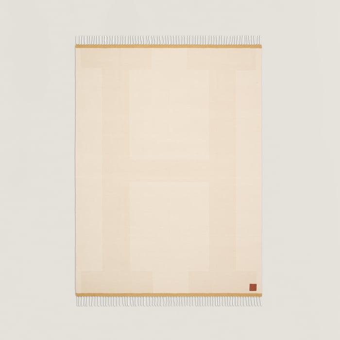 Ivoire H Tape Lino Blanket
