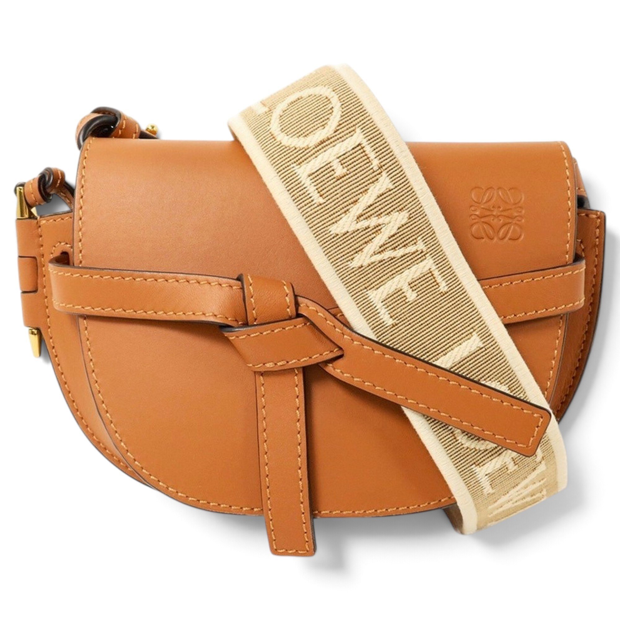 Gate leather crossbody bag