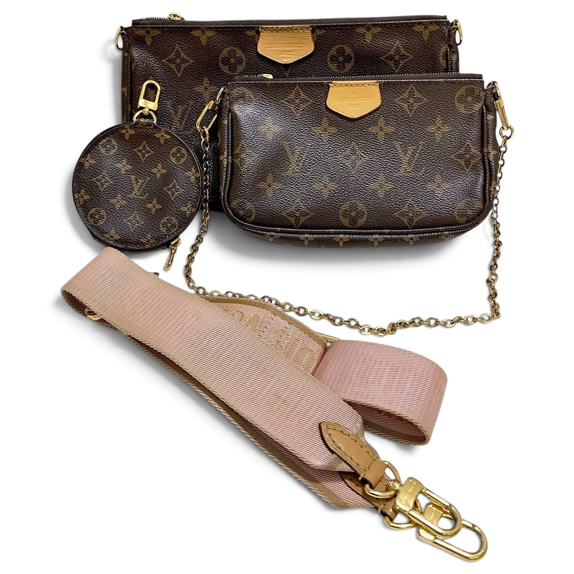 Multi Pochette Accessoires leather handbag