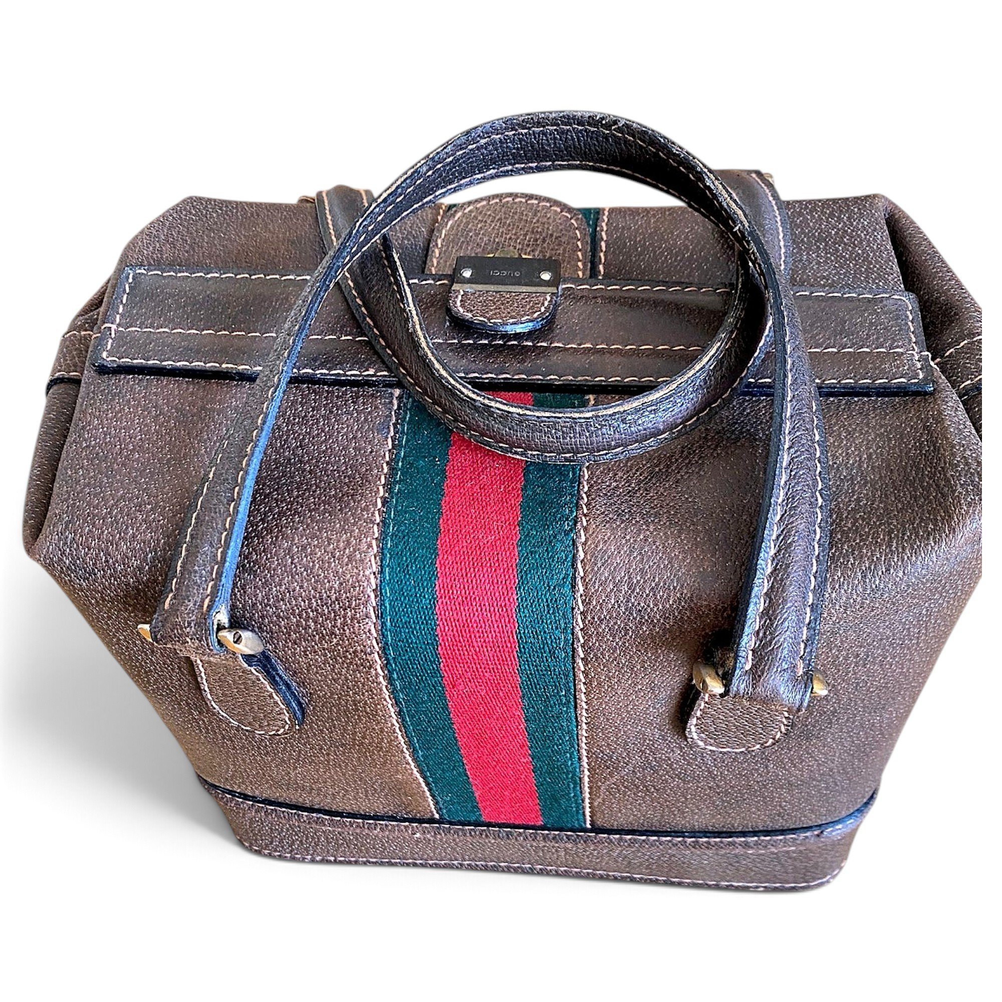 Globe-Trotter leather handbag