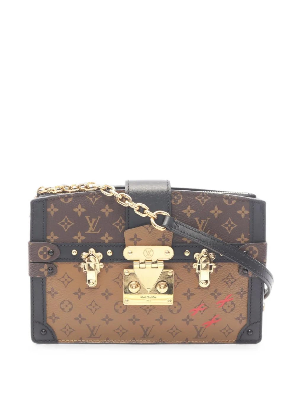 2021s Trunk Reverse Monogram clutch bag