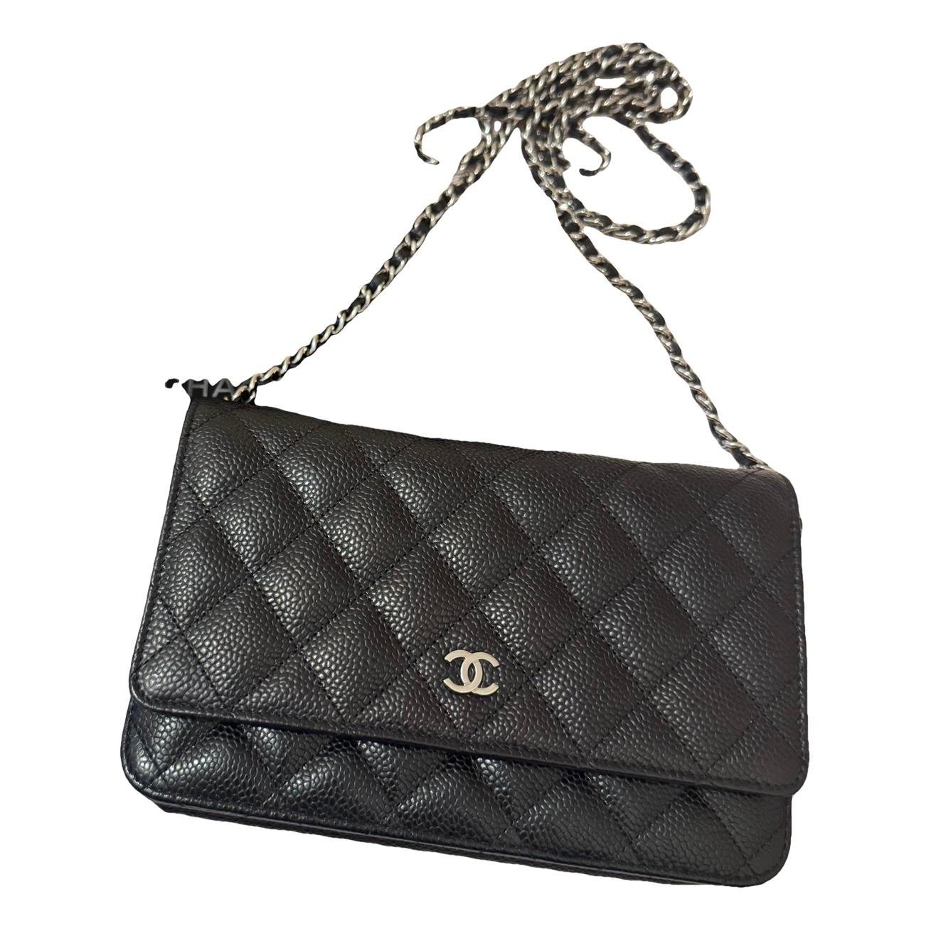 Wallet On Chain Timeless/Classique leather crossbody bag