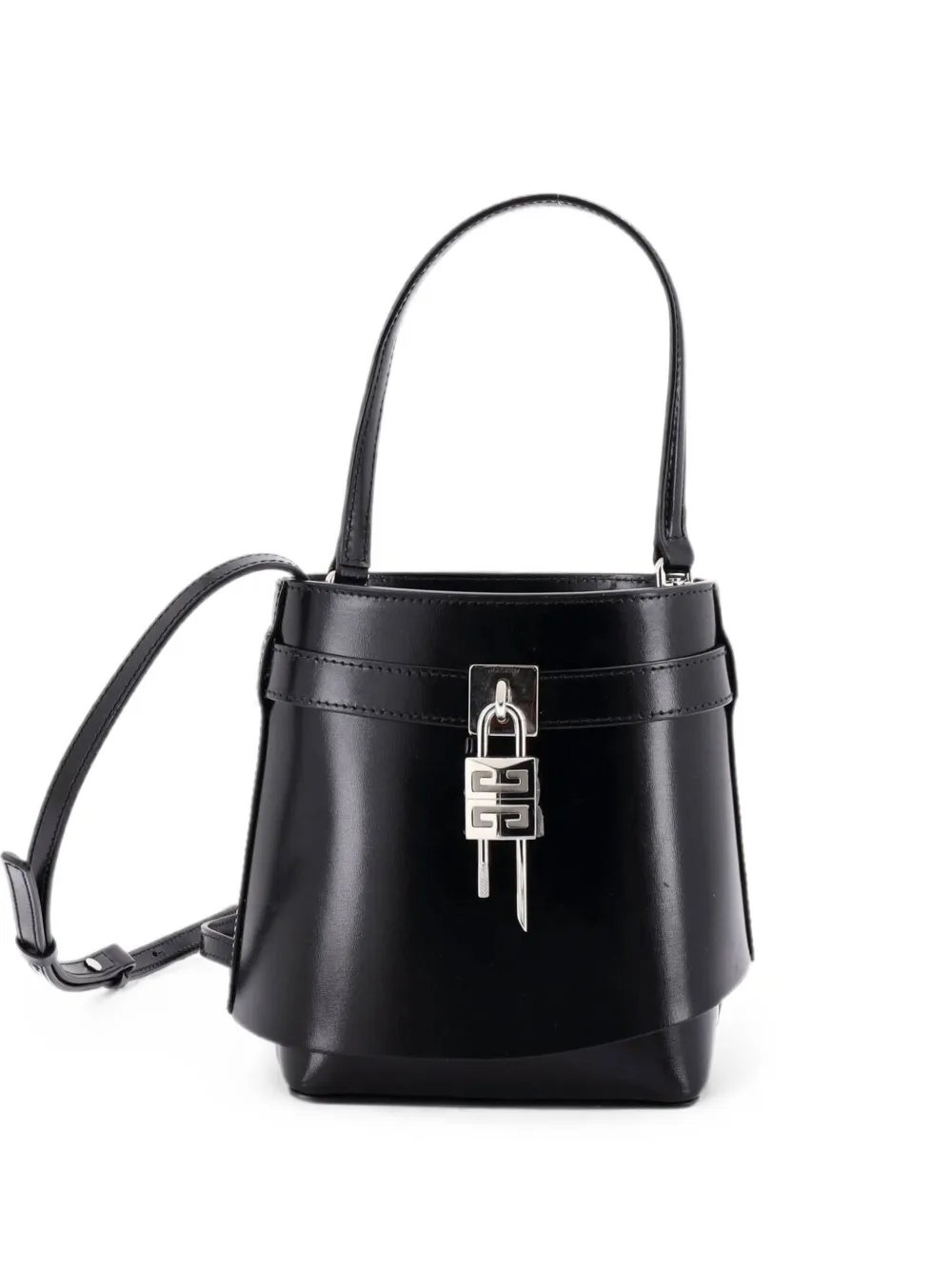 GV Shark Lock Leather bucket bag