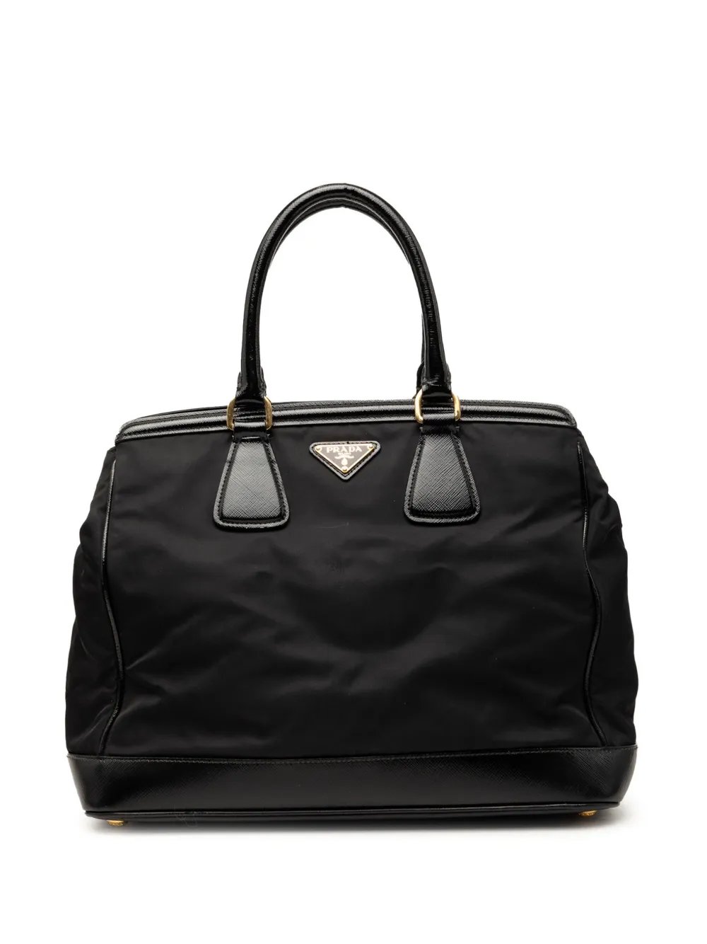 2010-2026 Saffiano Vernice Trimmed Tessuto Parabole tote bag