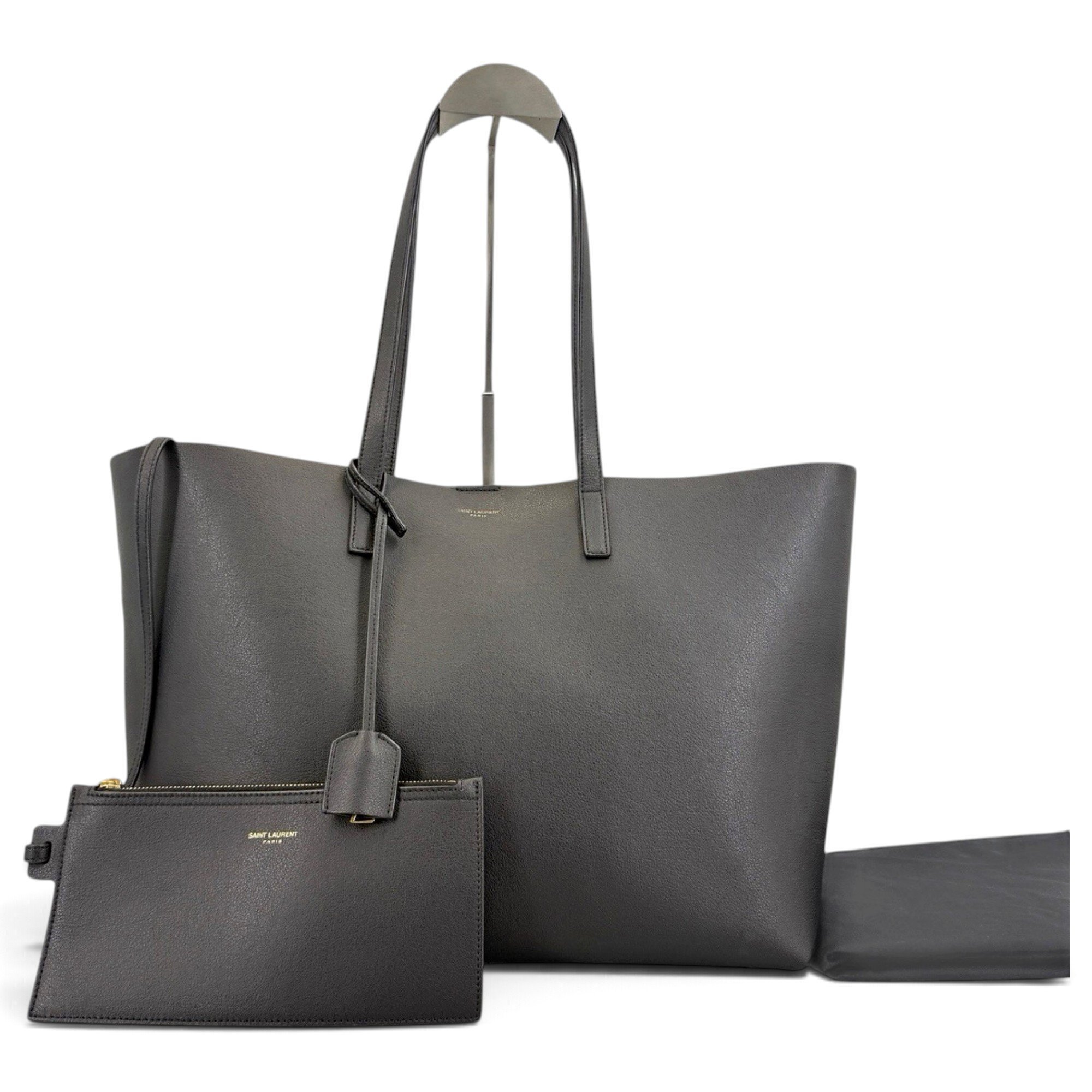 Shopping leather tote