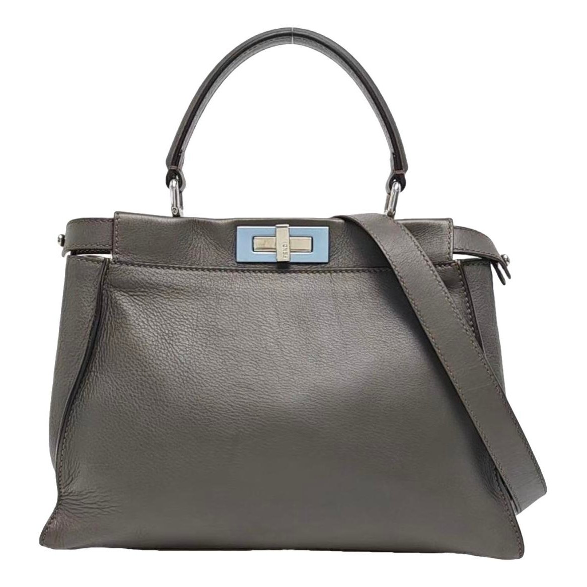 Peekaboo leather handbag
