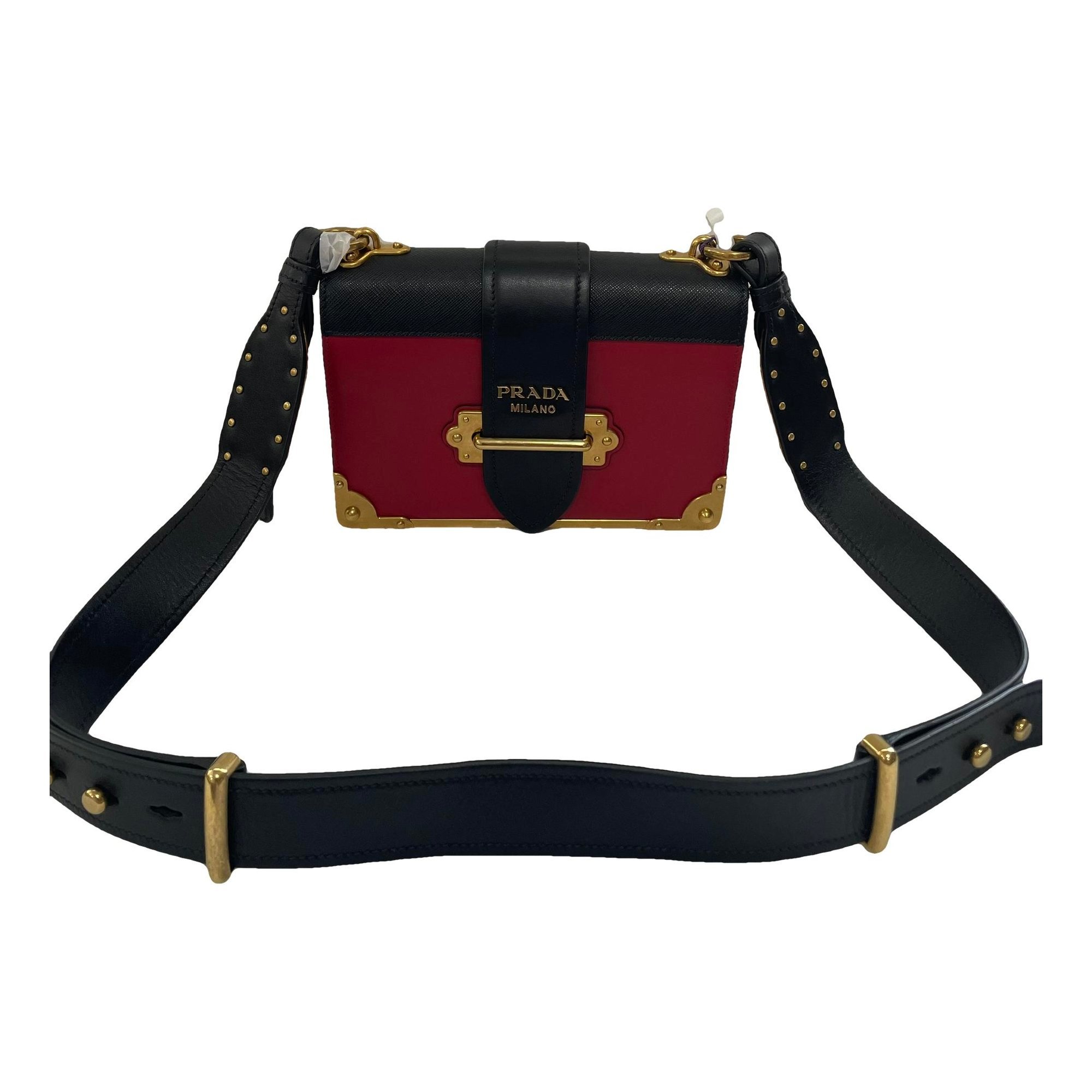 Cahier leather handbag