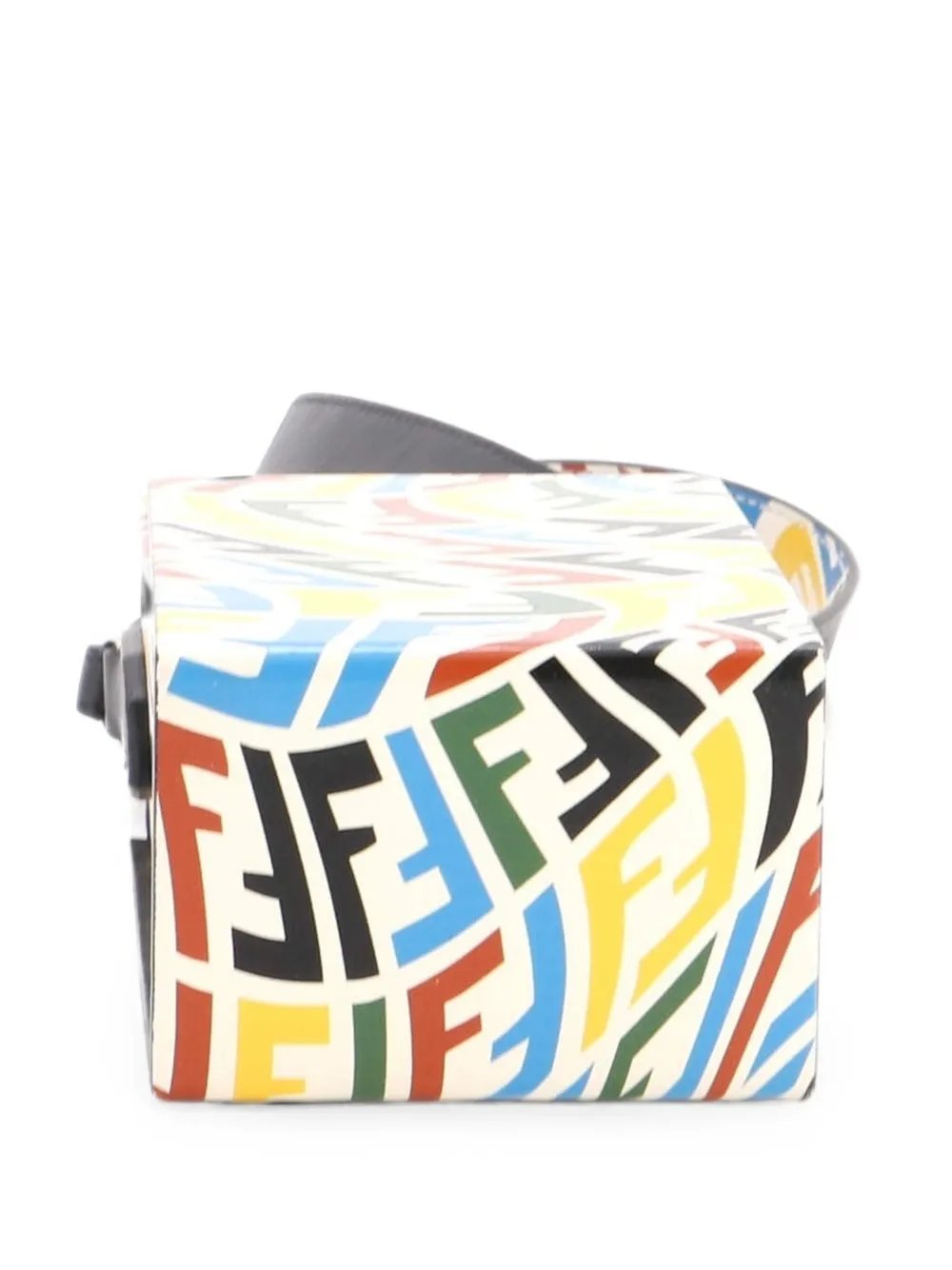 Vertical Box Vertigo Zucca Leather crossbody bag