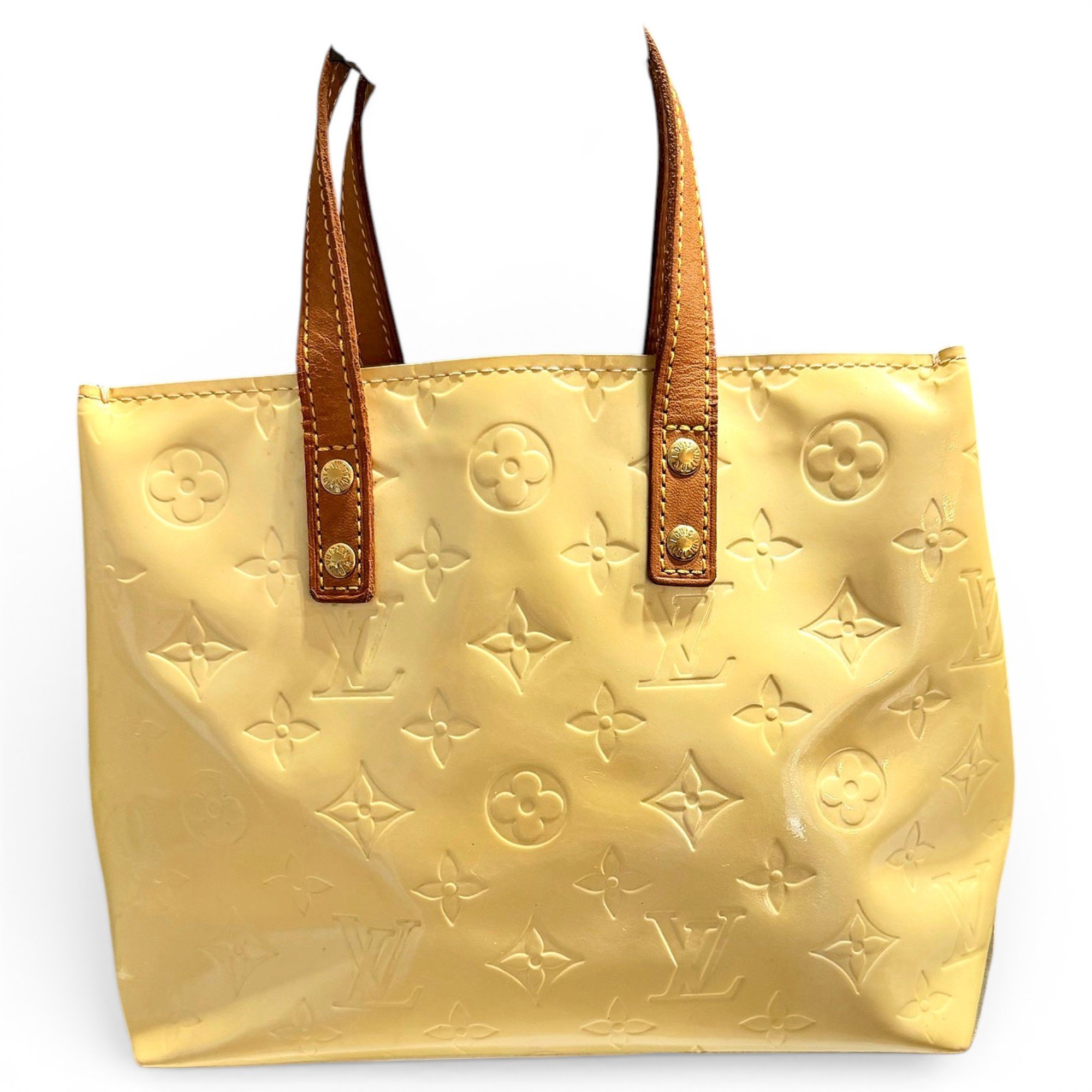 Houston patent leather tote