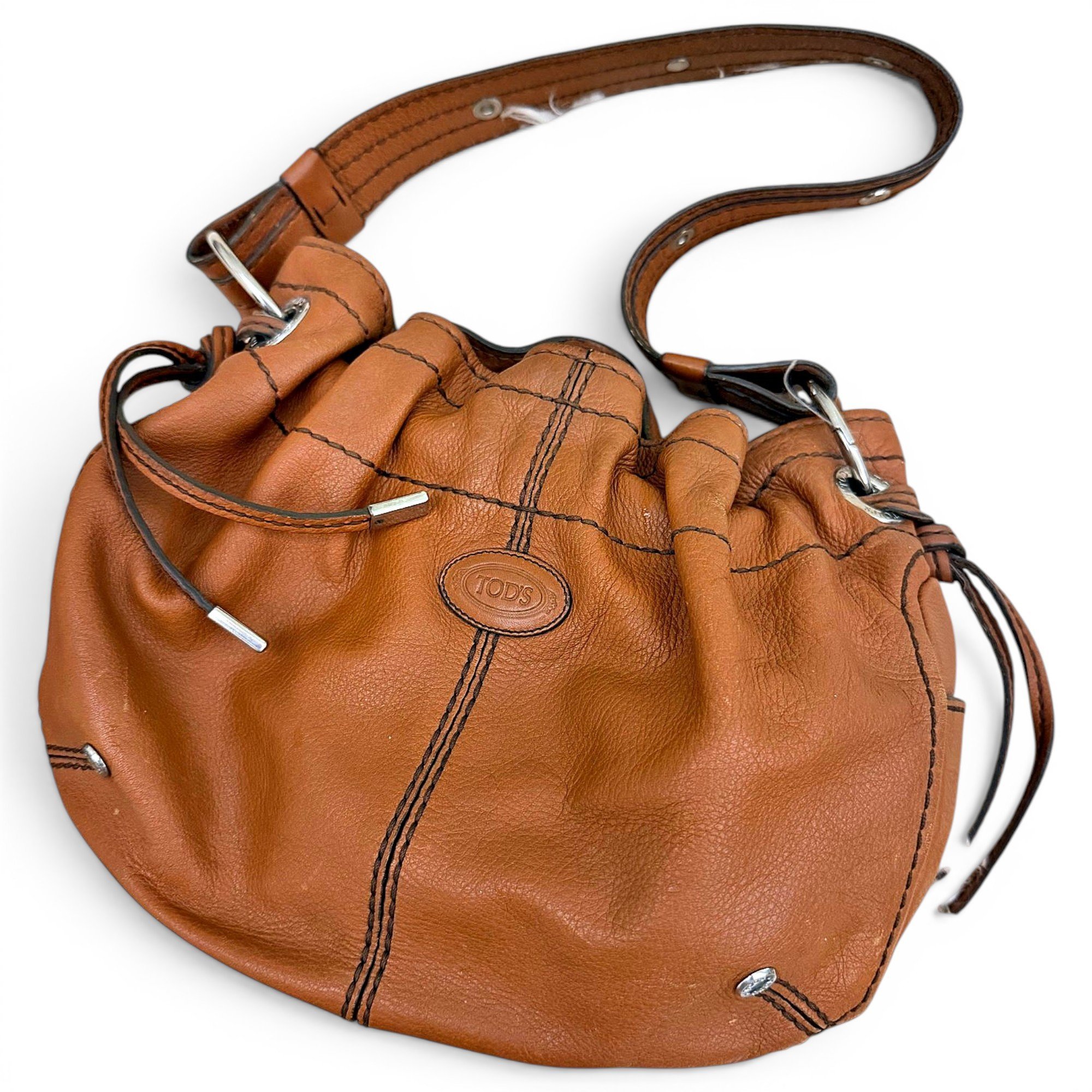 Leather handbag