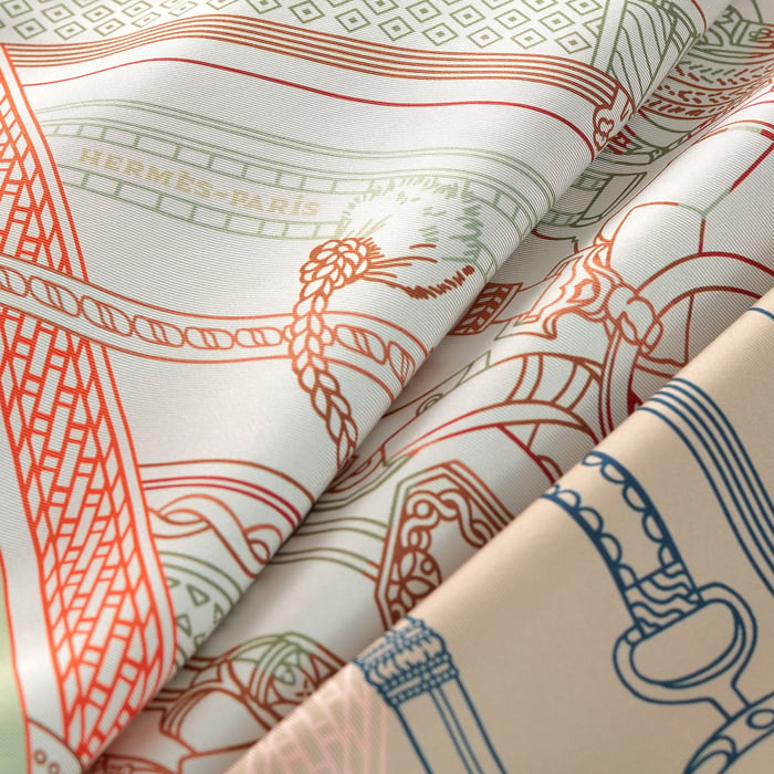 Concours d'Etriers Remix Double Face Scarf 70