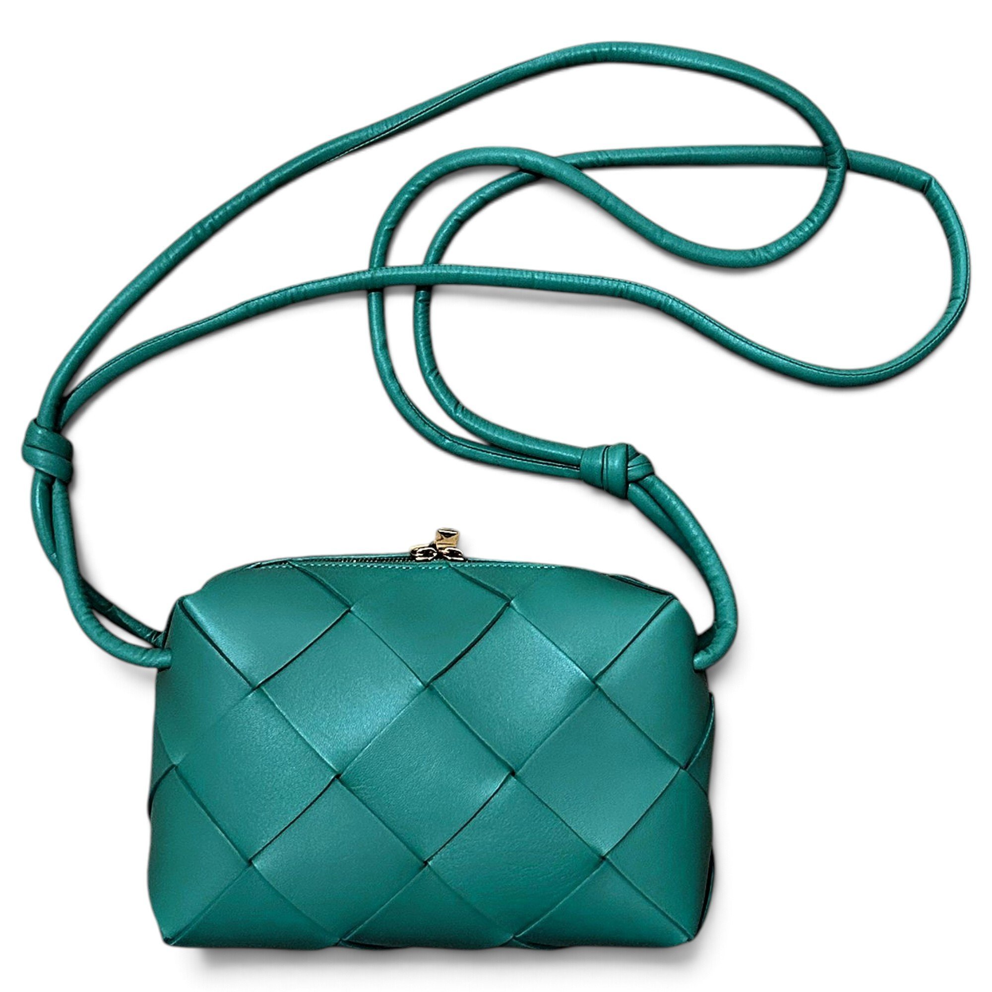 Loop leather handbag
