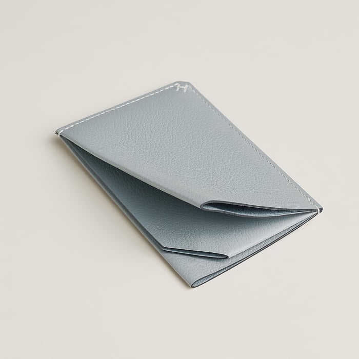 Bleu Glacier H Sellier Card Holder