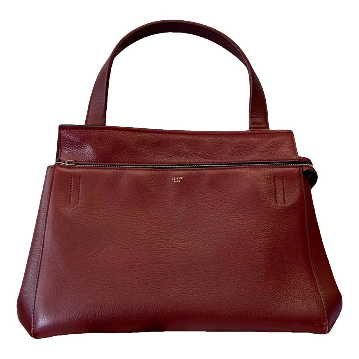 Edge leather handbag