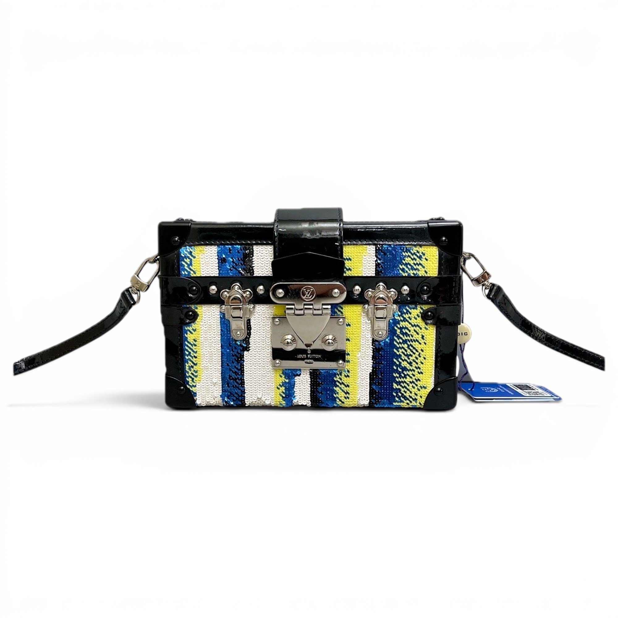 Petite Malle leather handbag