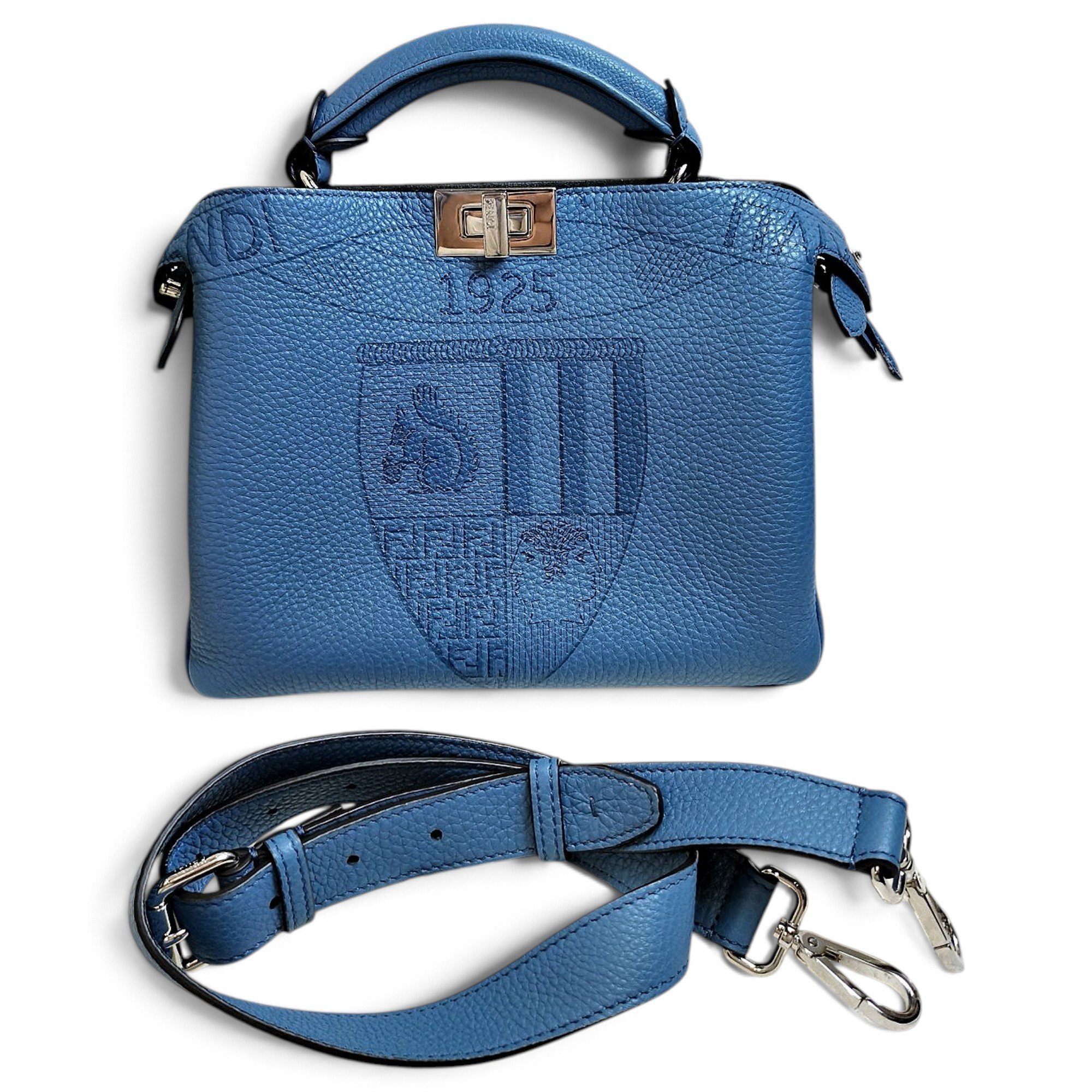 Peekaboo leather handbag