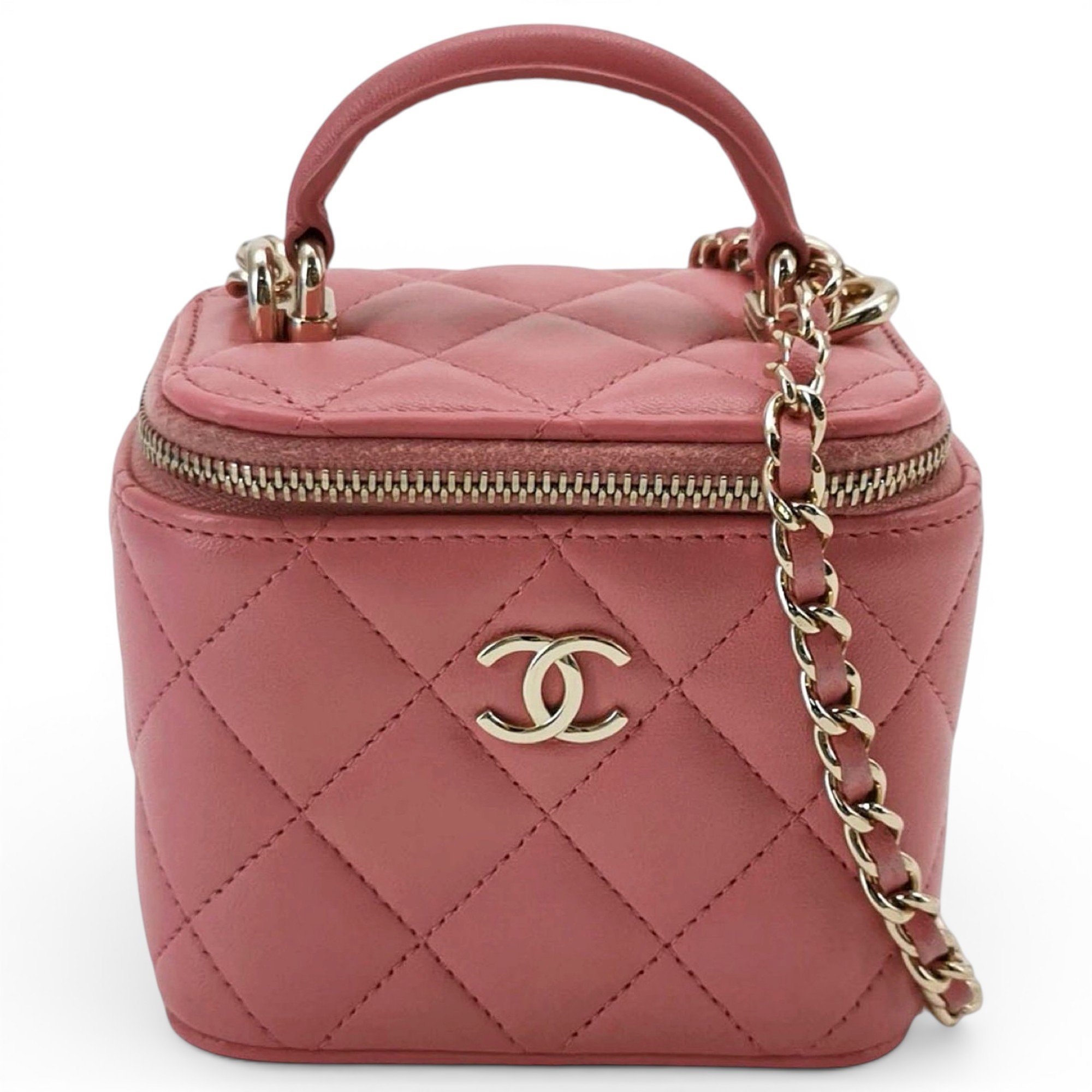 Vanity leather mini bag
