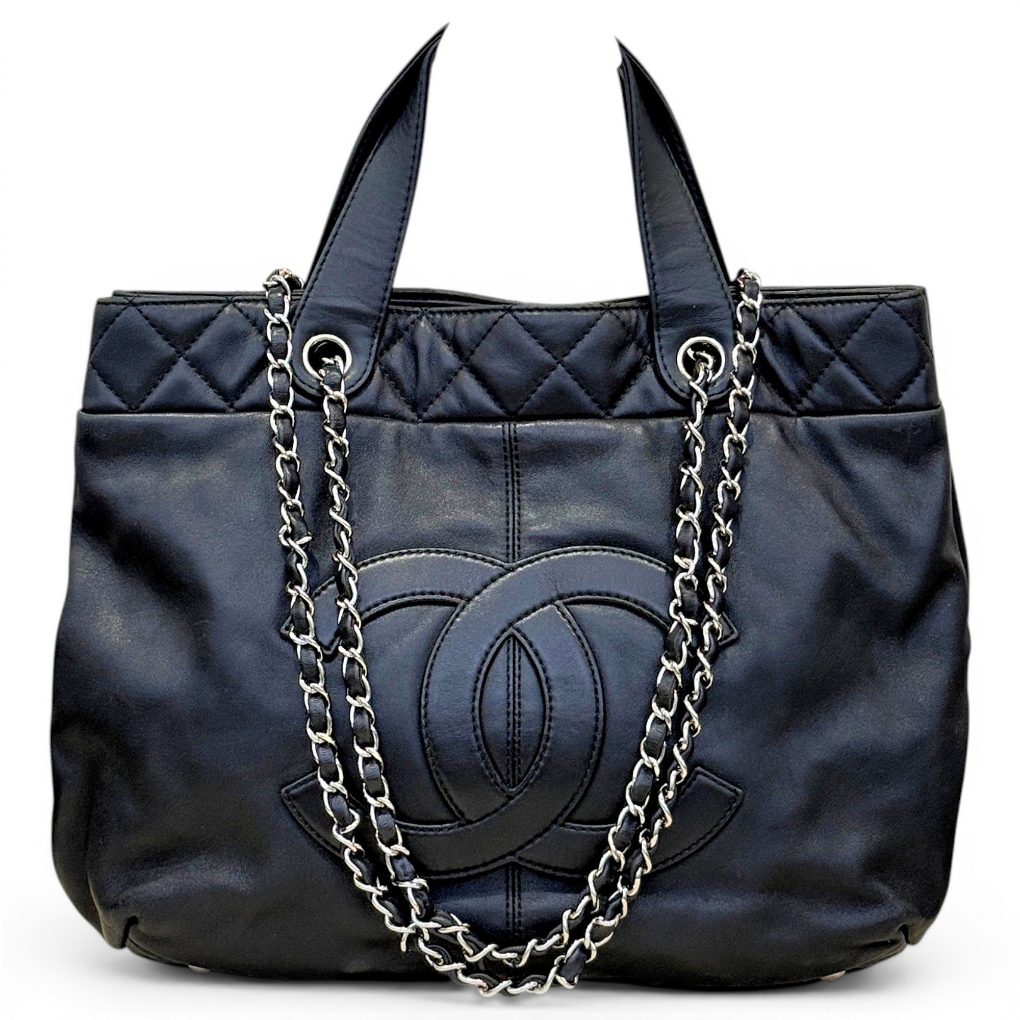 Leather tote
