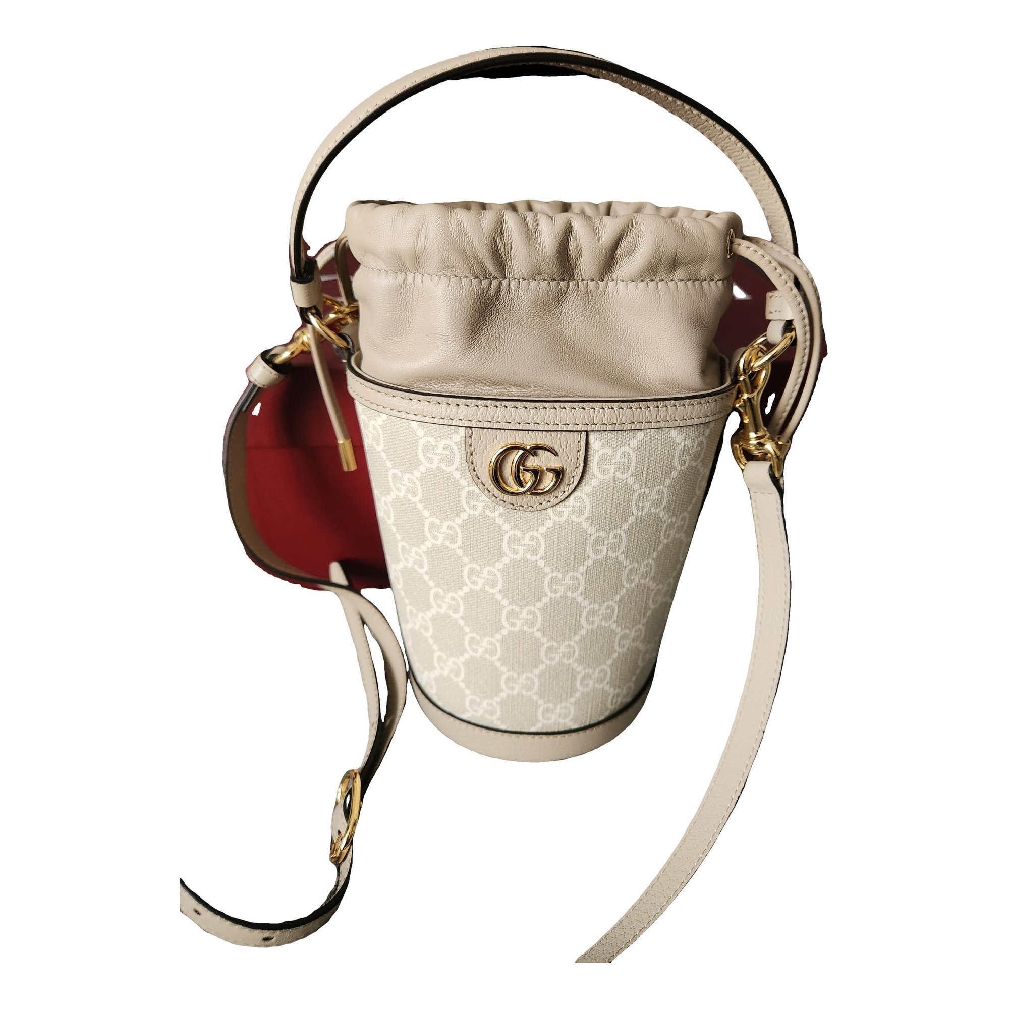 Ophidia Bucket leather crossbody bag
