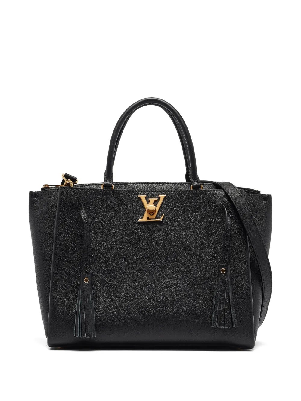2017 Lockme leather tote bag