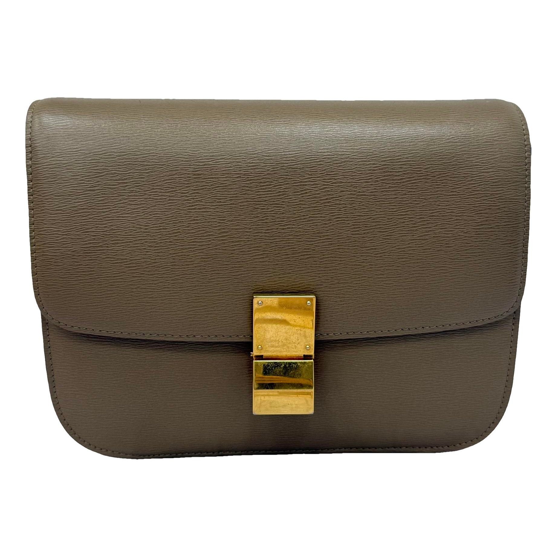 Classic leather handbag