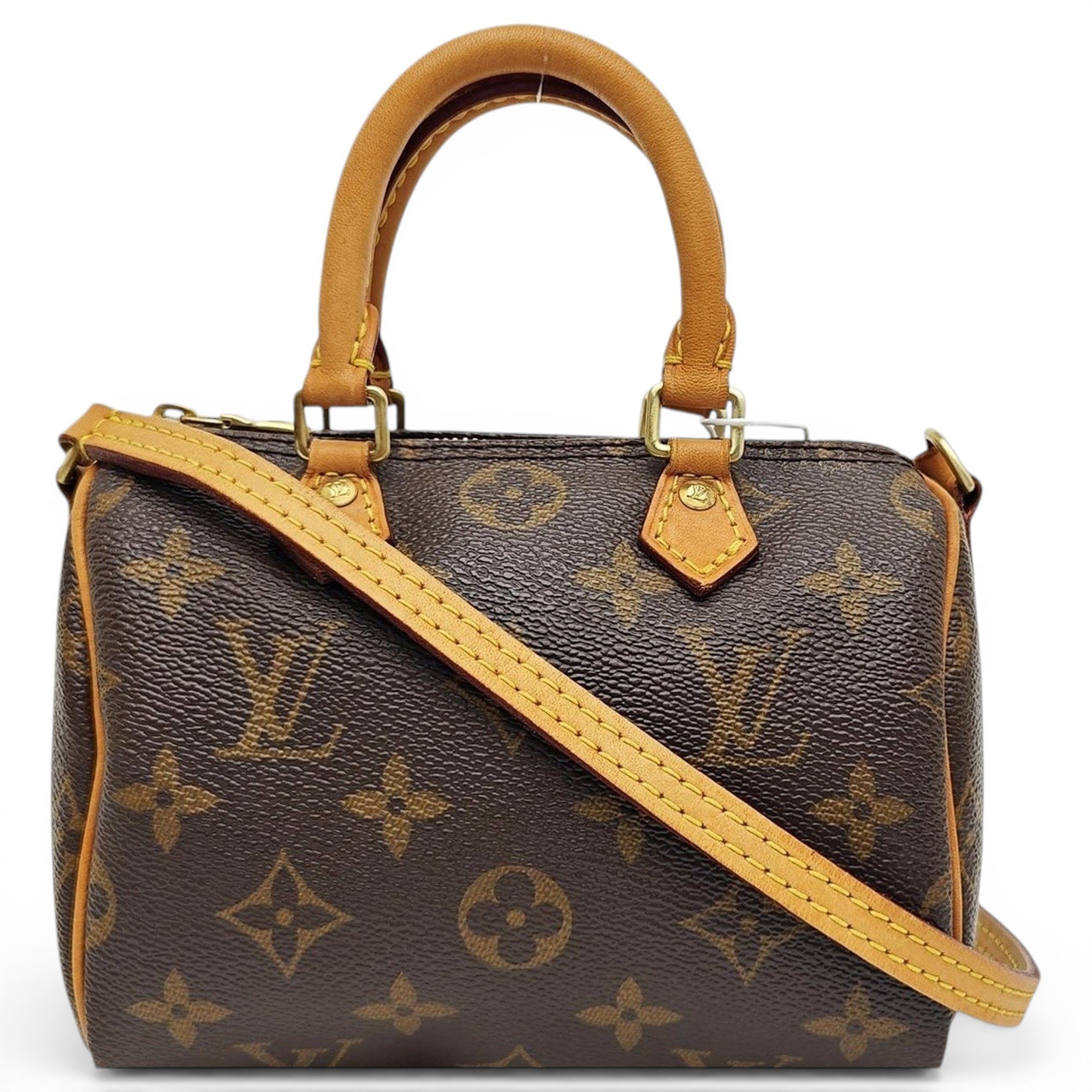 Nano Speedy / Mini HL leather handbag