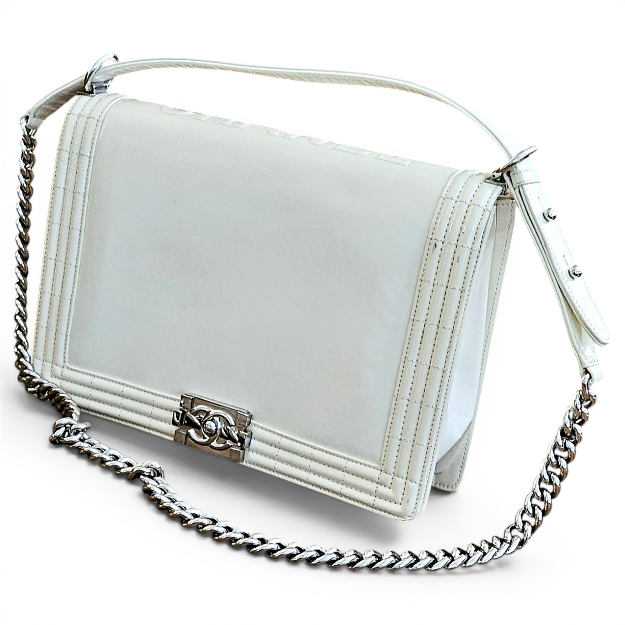 Boy patent leather handbag