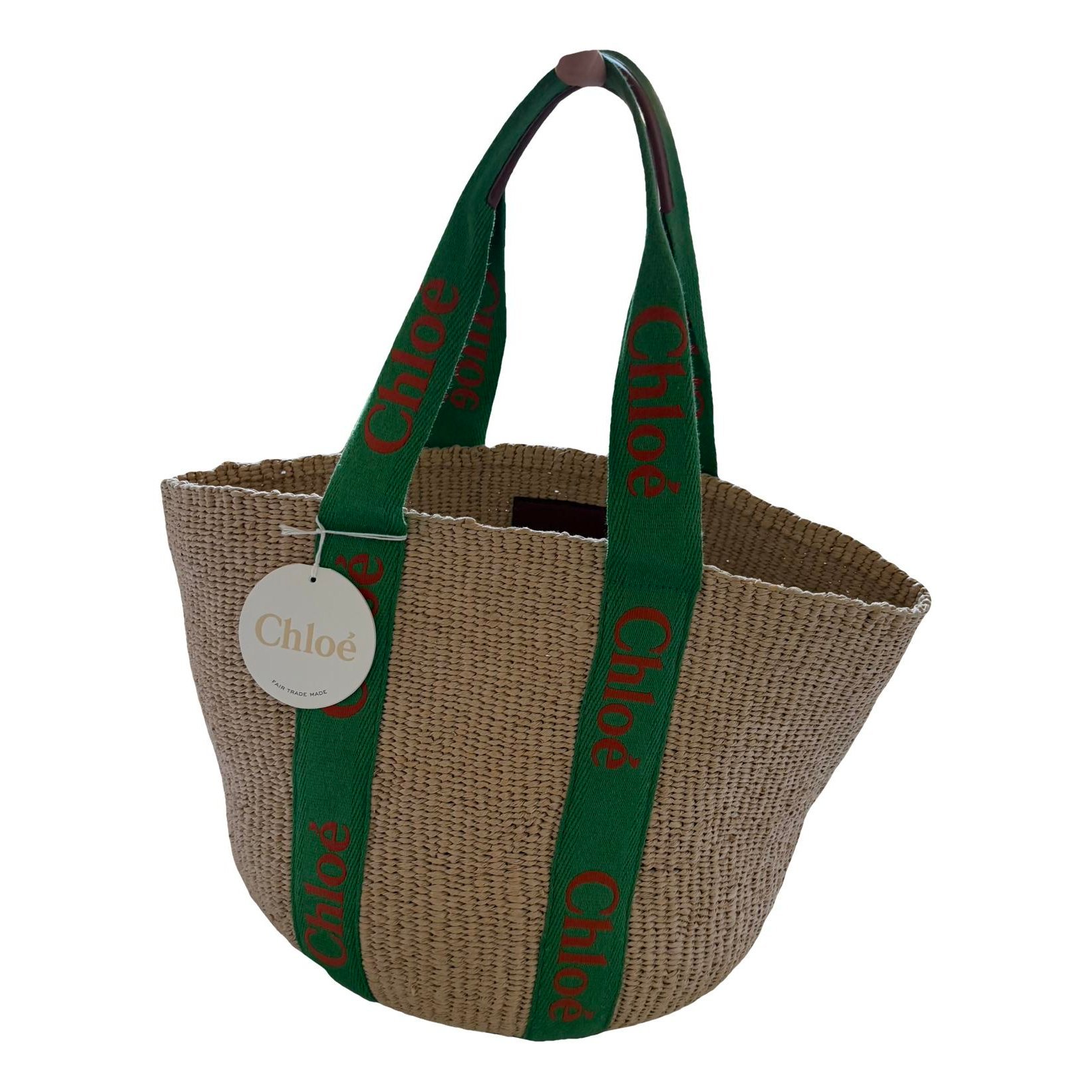 Woody Basket vegan leather tote