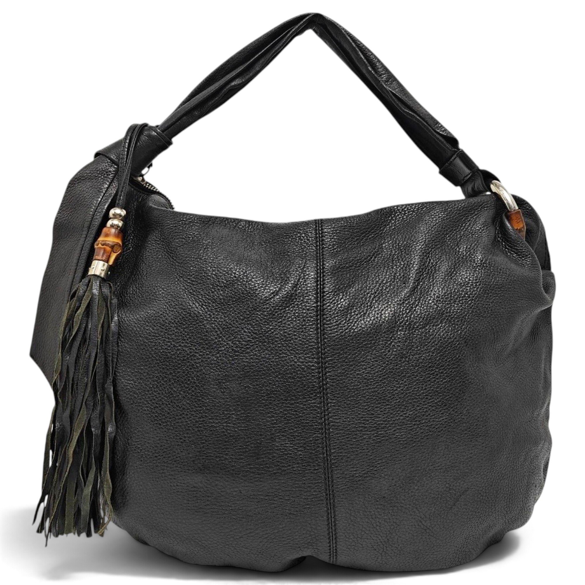 Leather handbag
