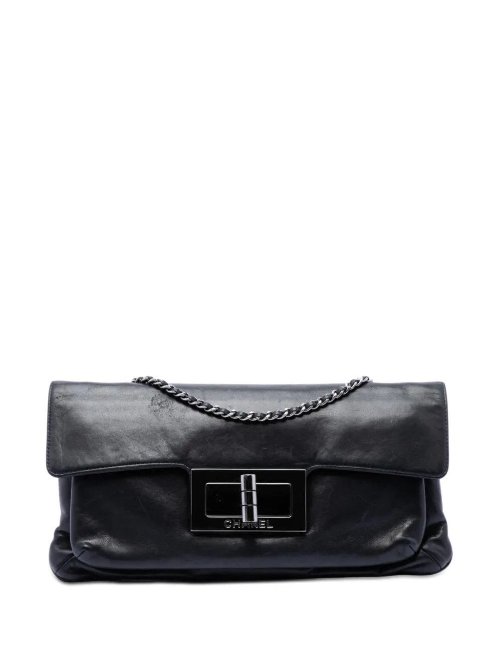 2003-2004 Lambskin Giant Mademoiselle Turnlock Flap shoulder bag