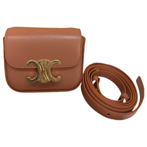 Triomphe leather handbag
