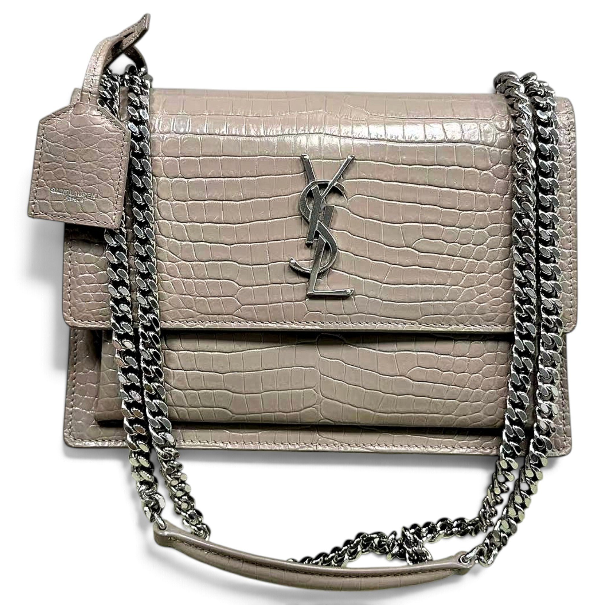 Sunset leather crossbody bag