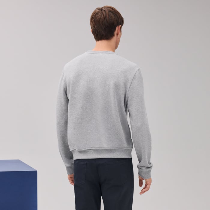 Gris Clair Crewneck Sweater With Clou De Selle Detail