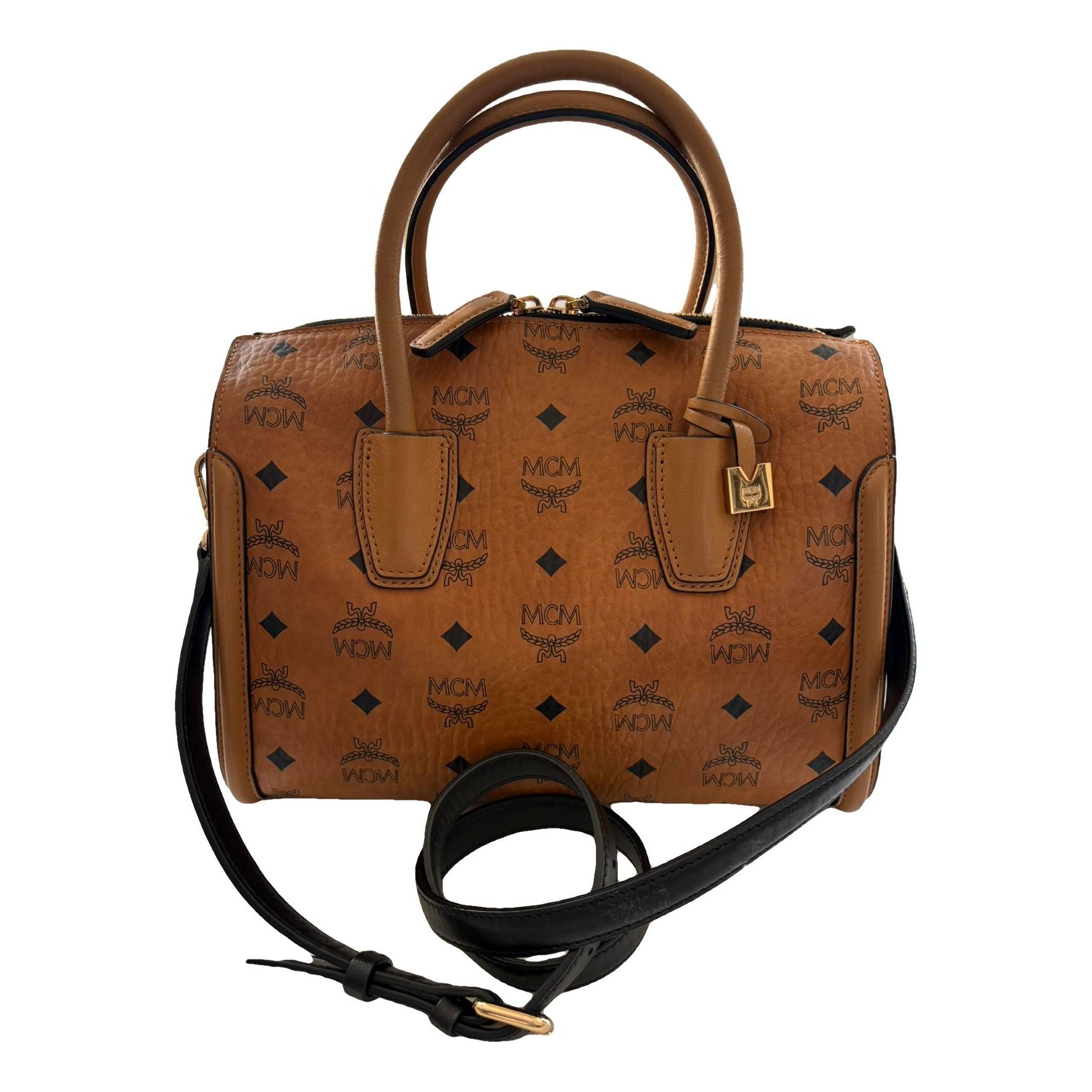 Boston leather handbag