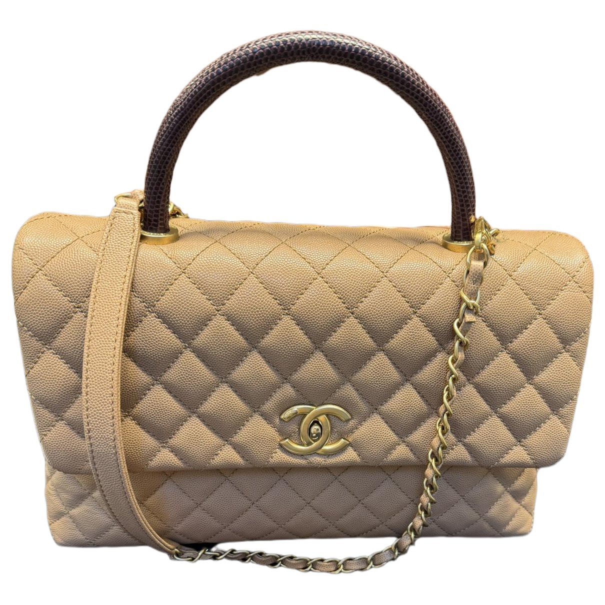 Coco Handle leather handbag