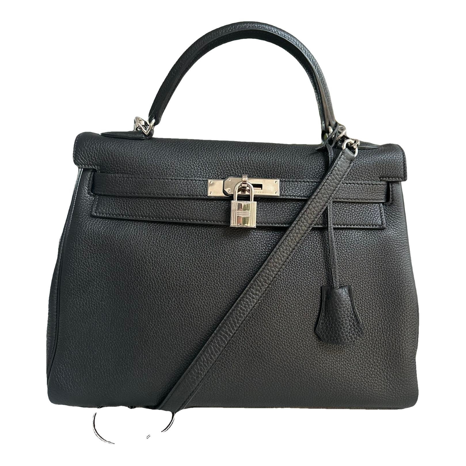 Kelly 32 leather handbag