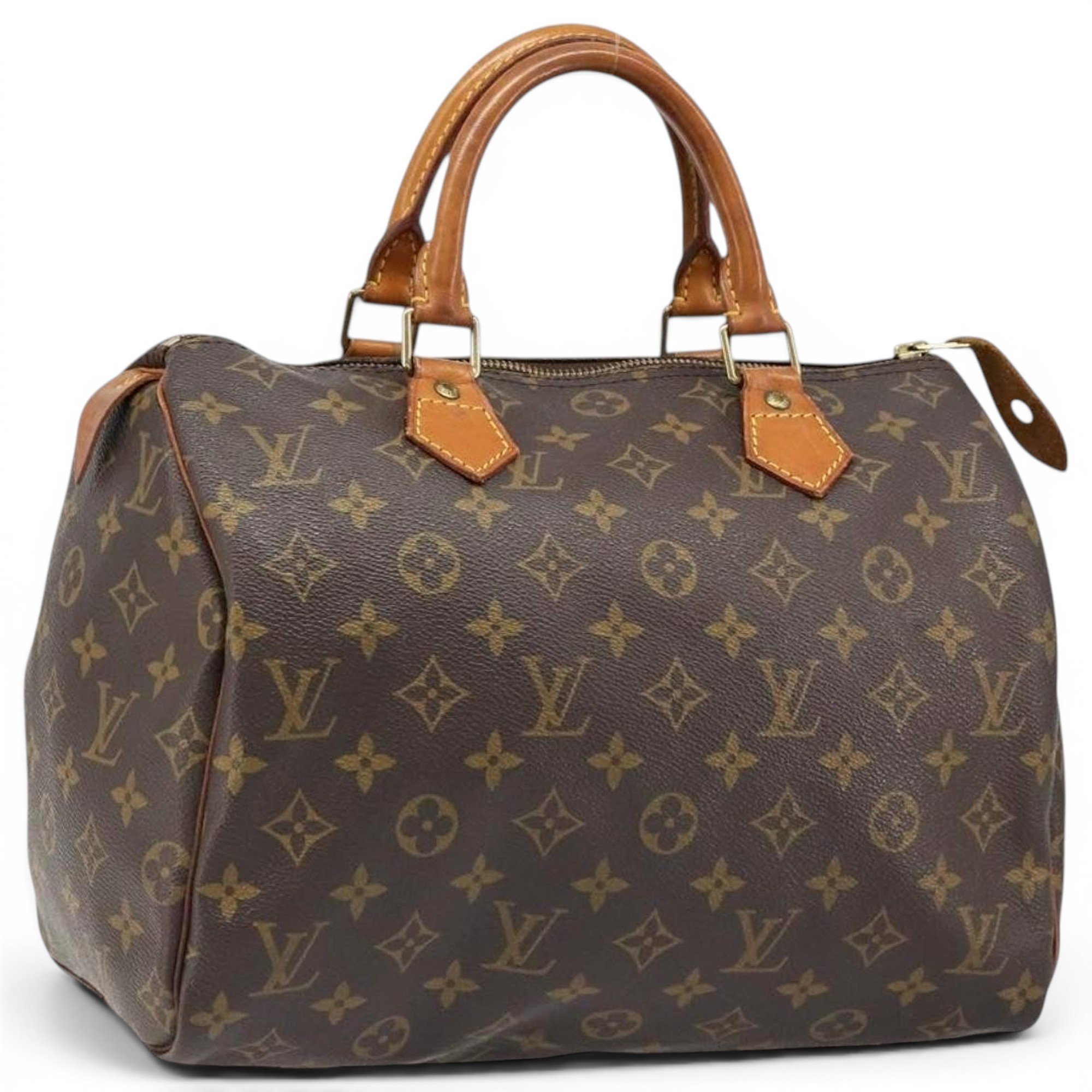 Speedy leather bowling bag