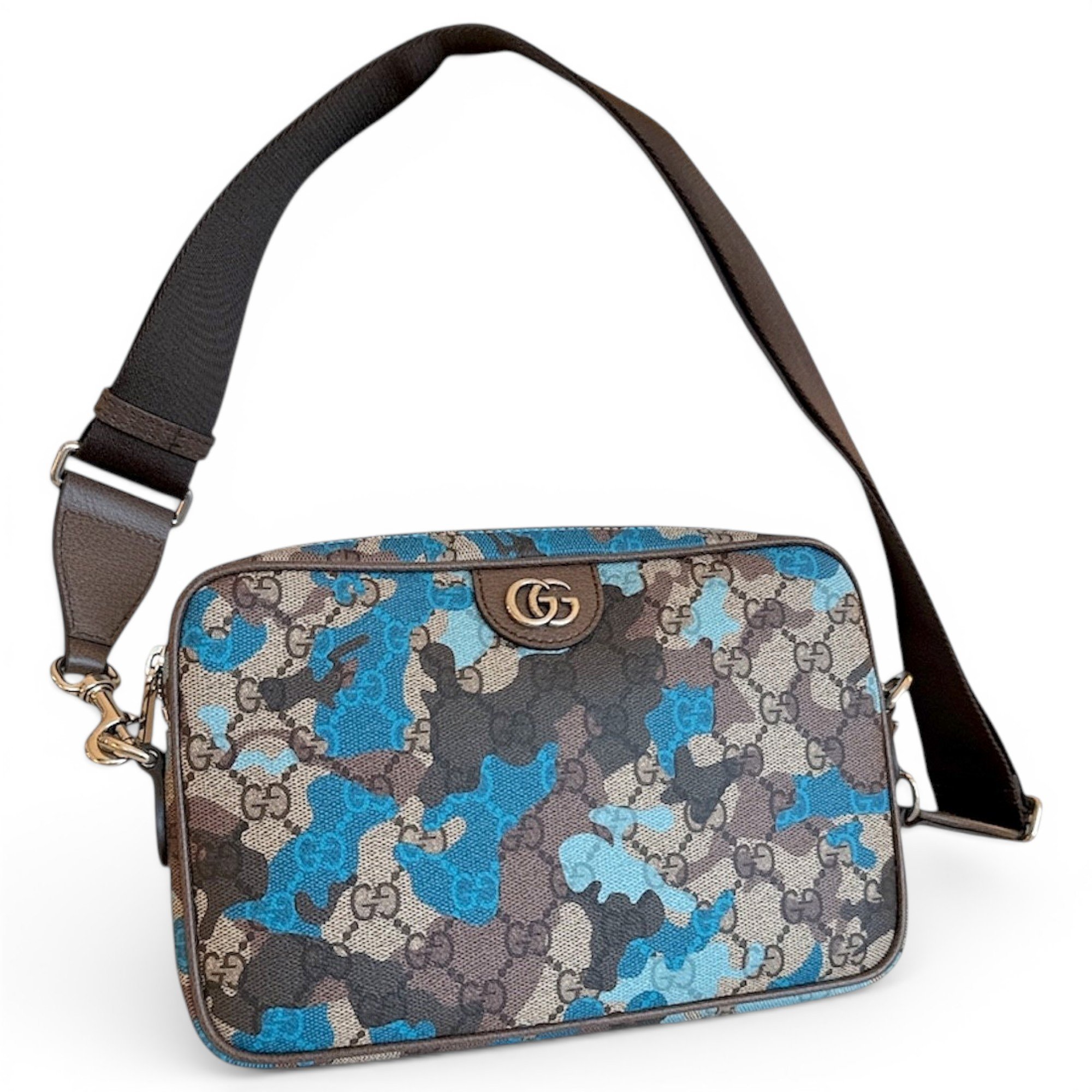 Ophidia leather crossbody bag