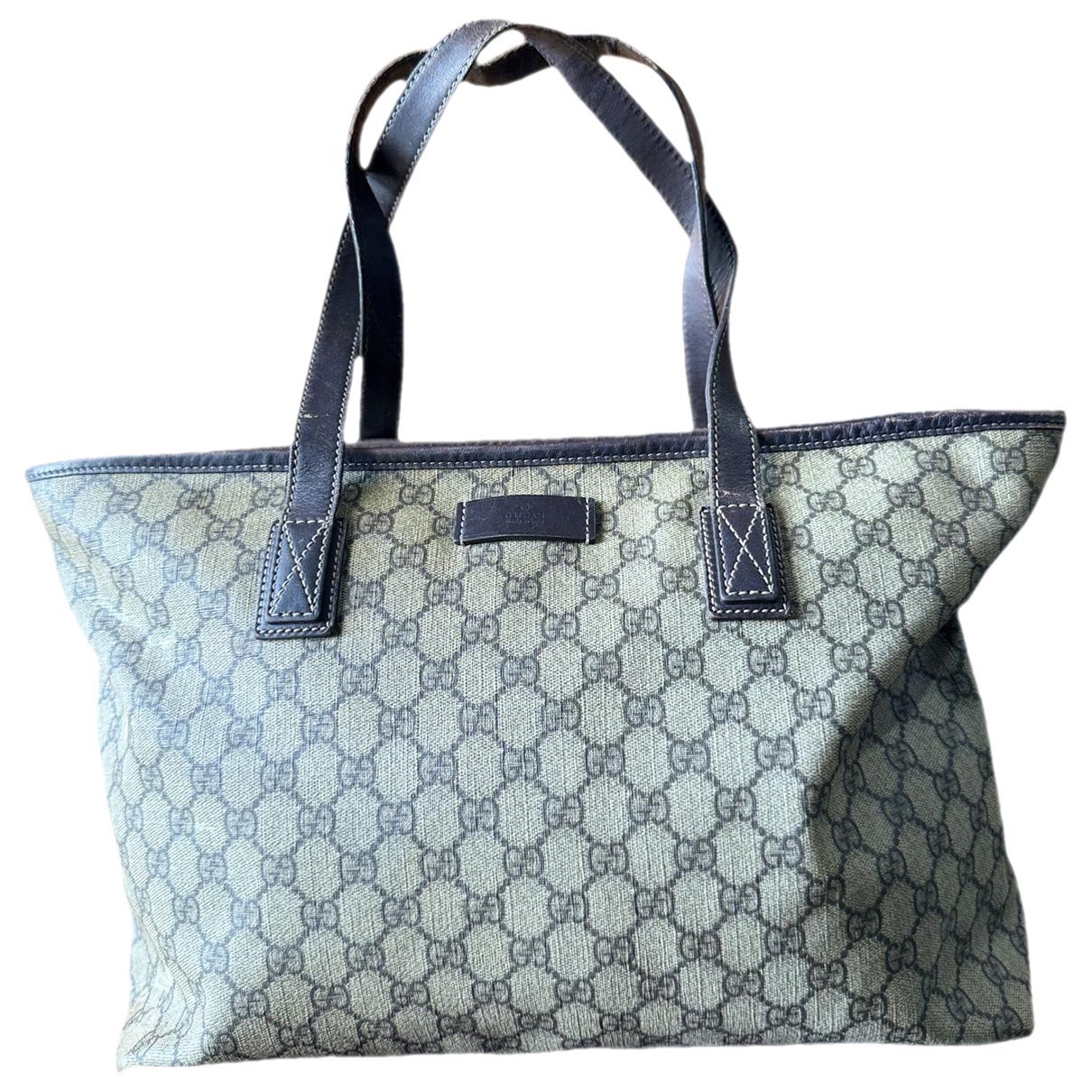 Leather tote