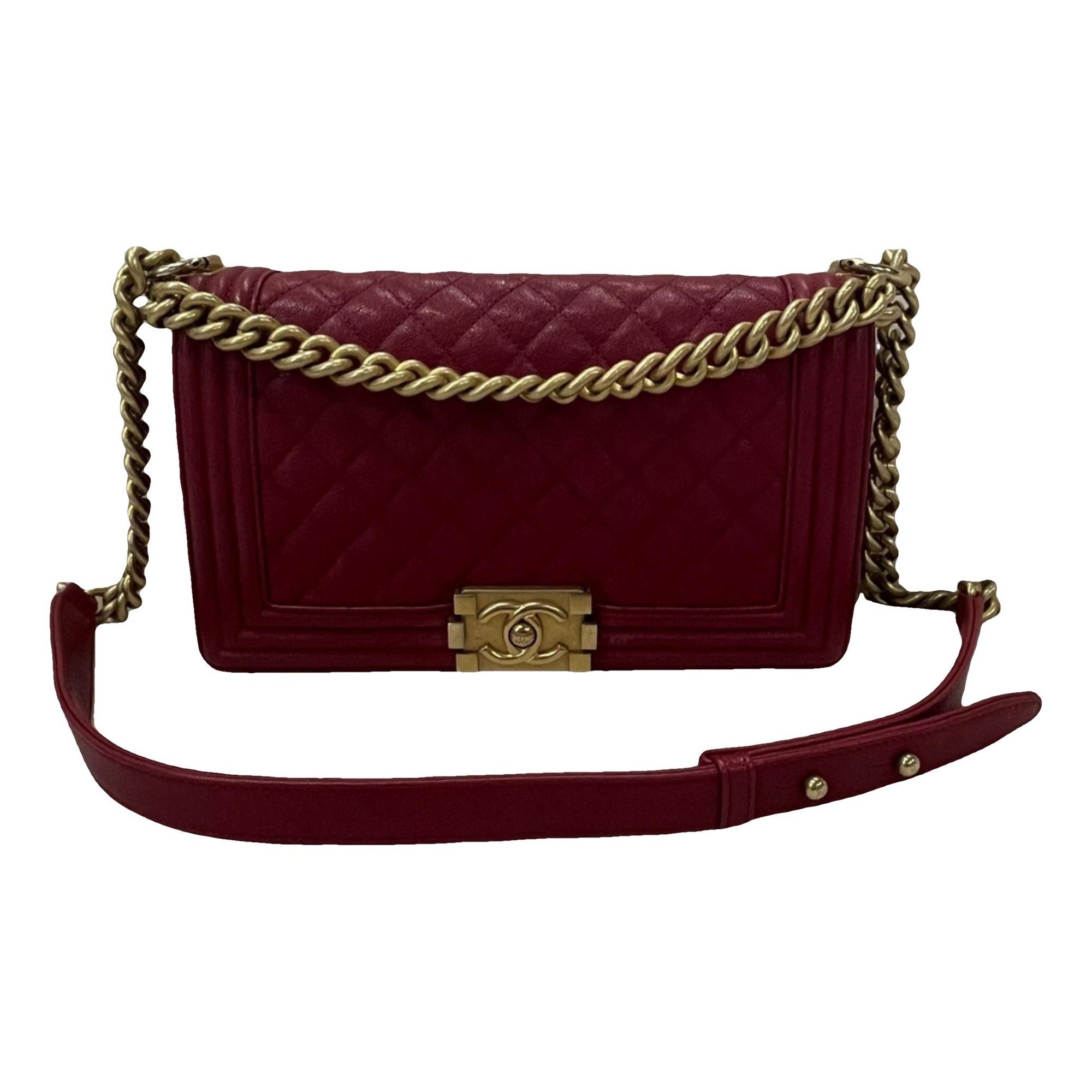 Boy leather crossbody bag