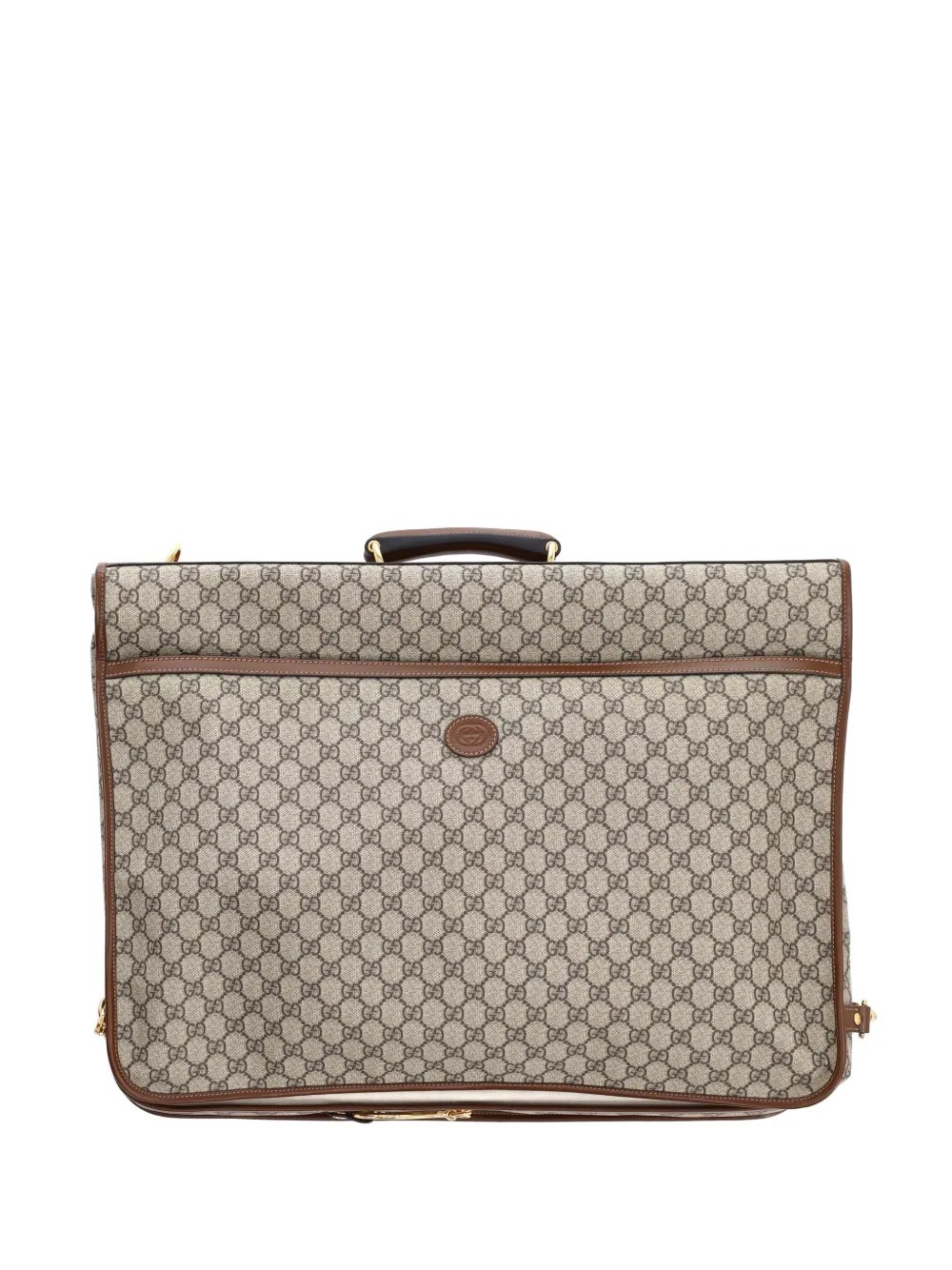 Retro Interlocking G Garment Bag GG Coated Canvas travel bag