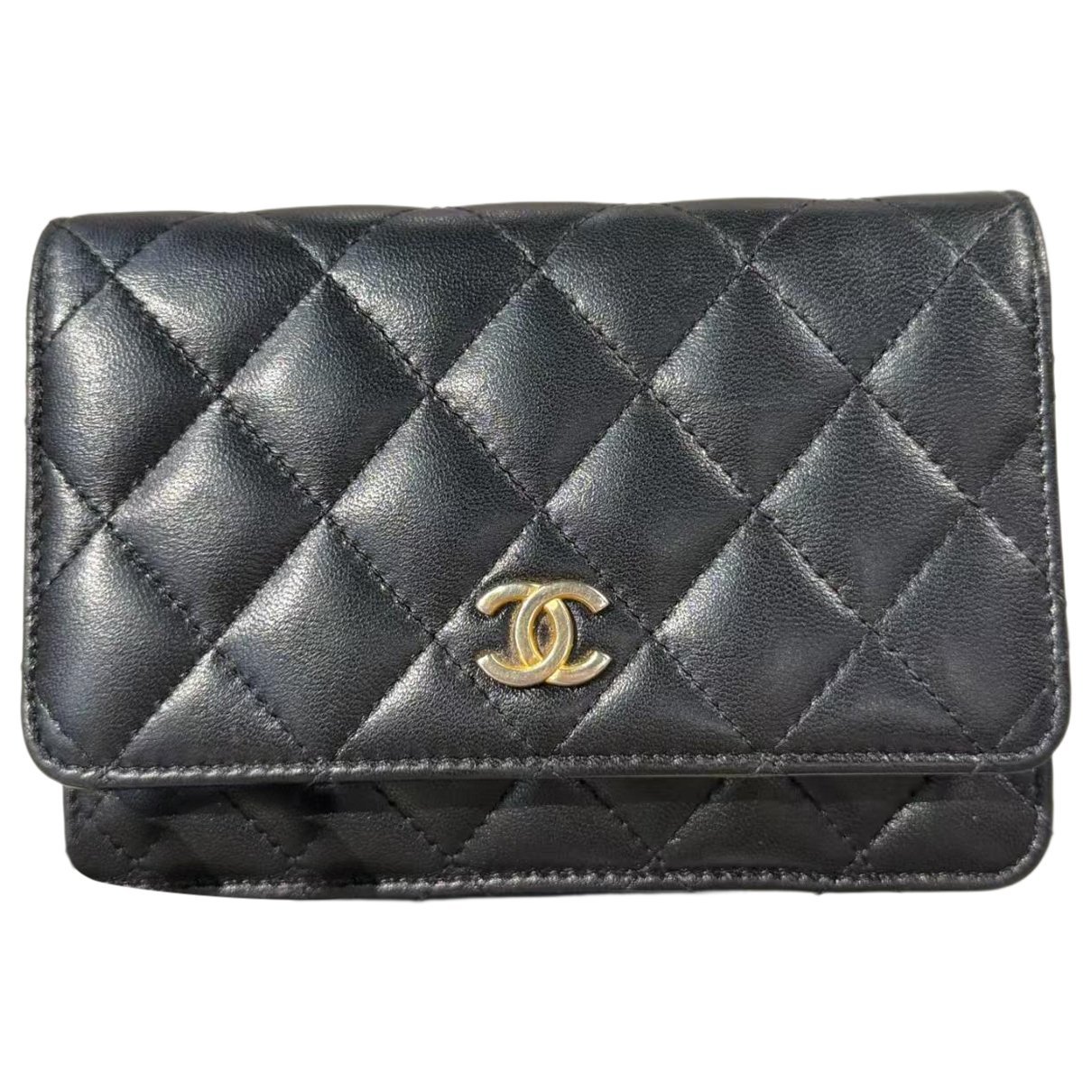 Trendy CC Wallet on Chain leather crossbody bag